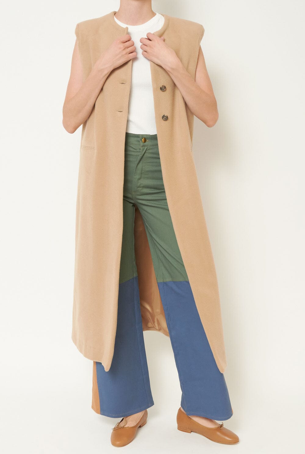 Camilla camel Vests Julise Magon