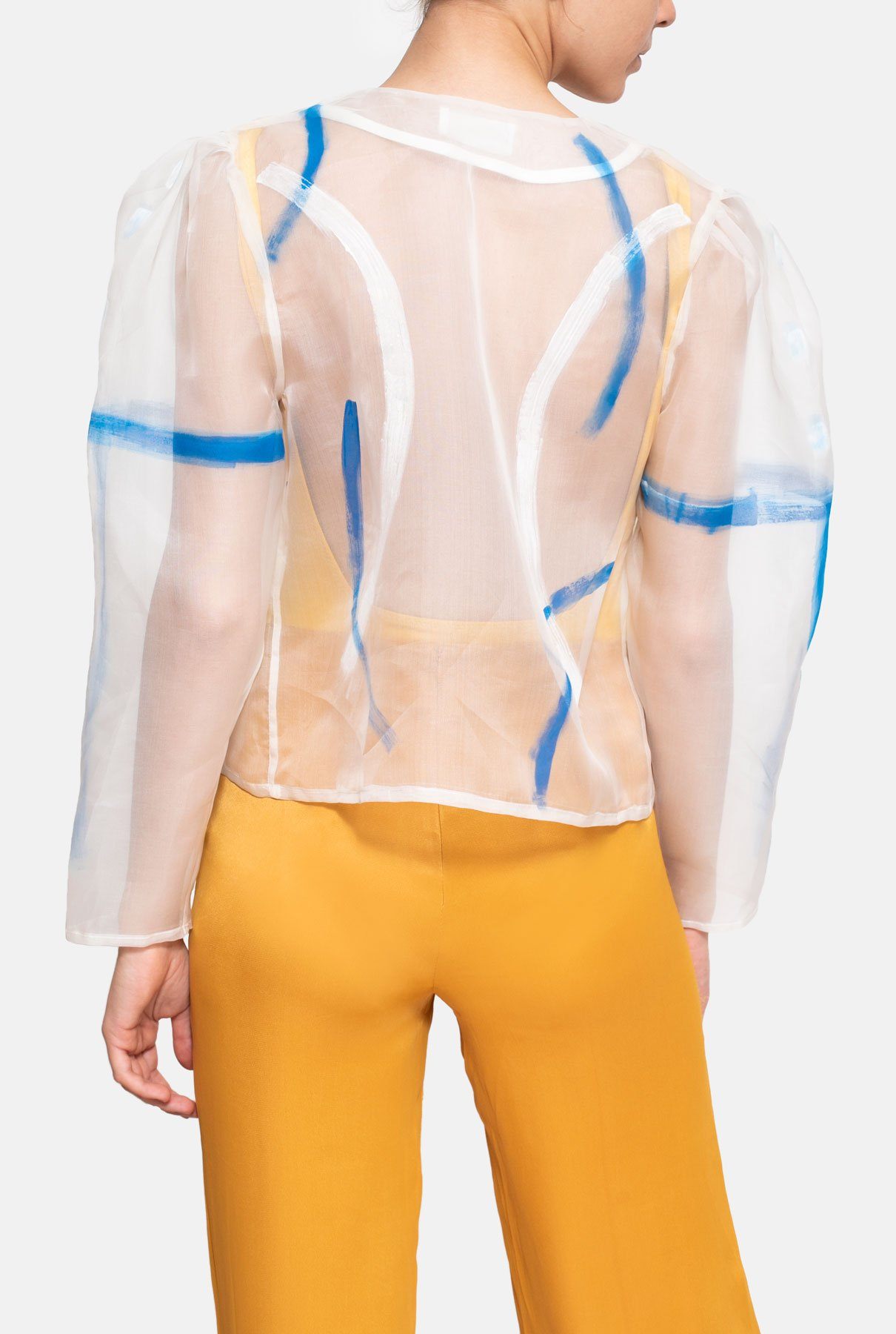 Chaqueta Circulo pintados jacket Luciana Estudio