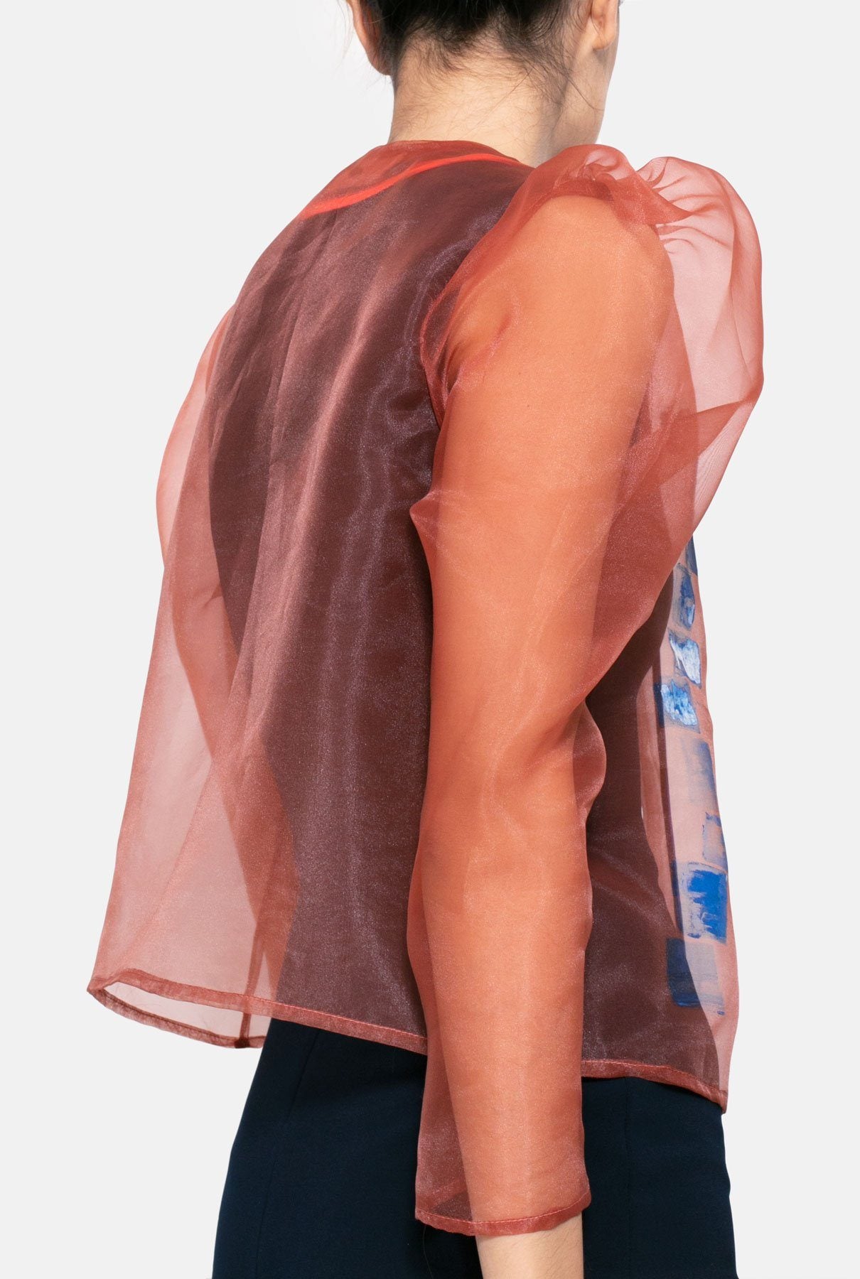 Chaqueta cubos pintados jacket Luciana Estudio