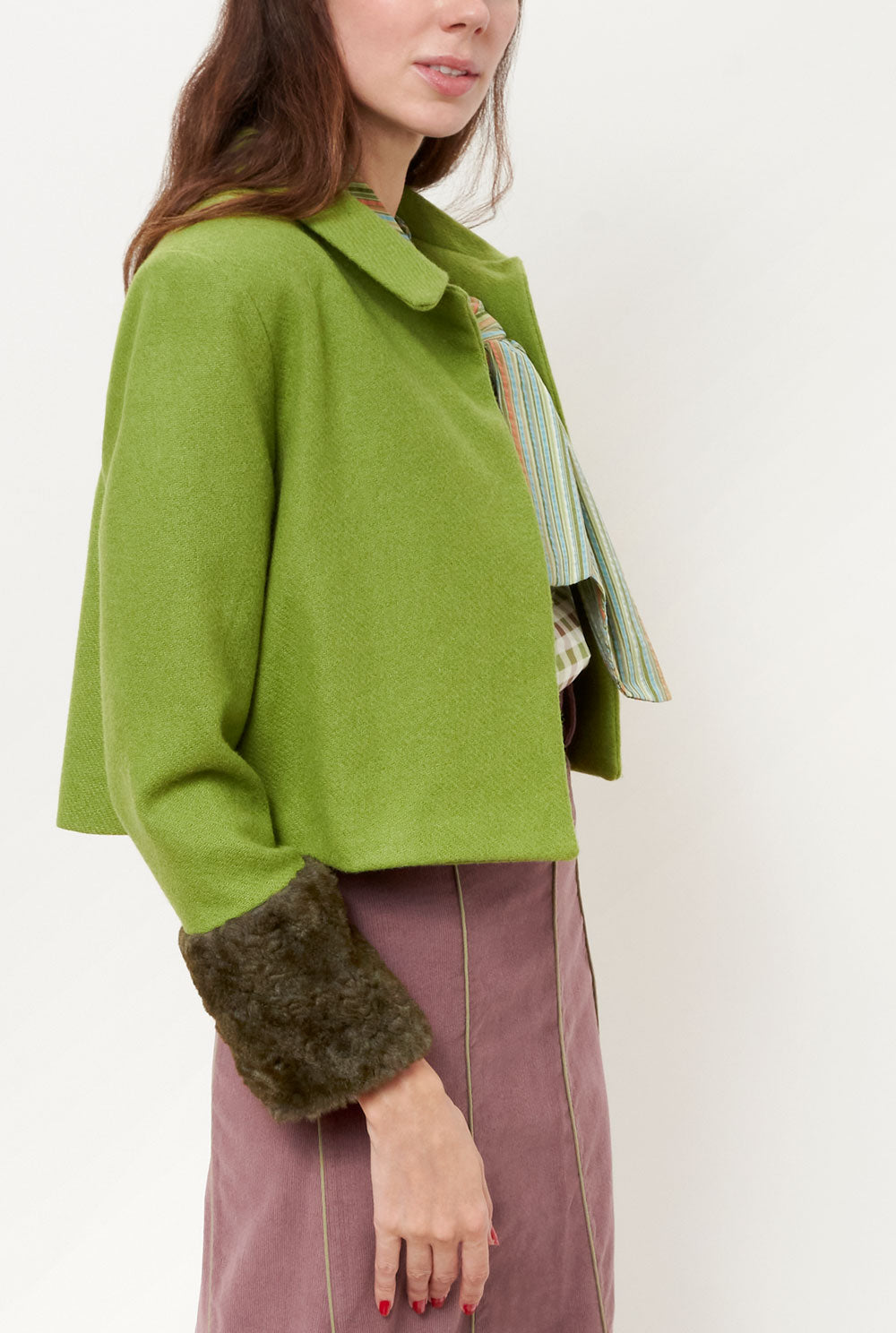 Chaqueta puño piel Jackets Luciana Estudio