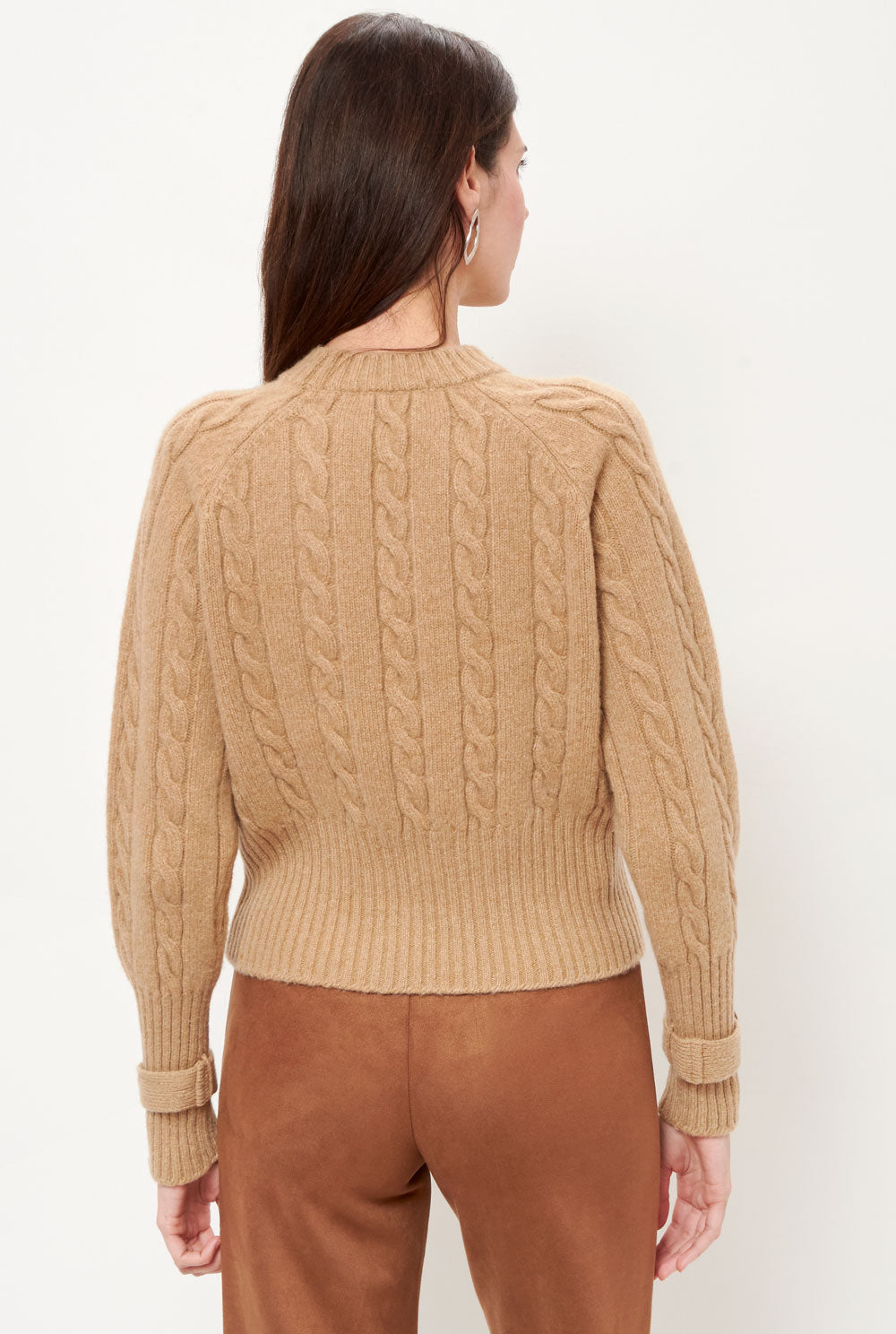 Clara Cable knit beige Sweaters Laia Alen