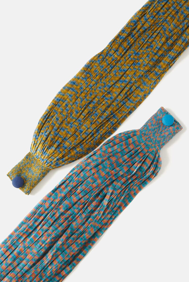 Collar Seda Azul Jaspeado Necklaces Victoria de Talhora