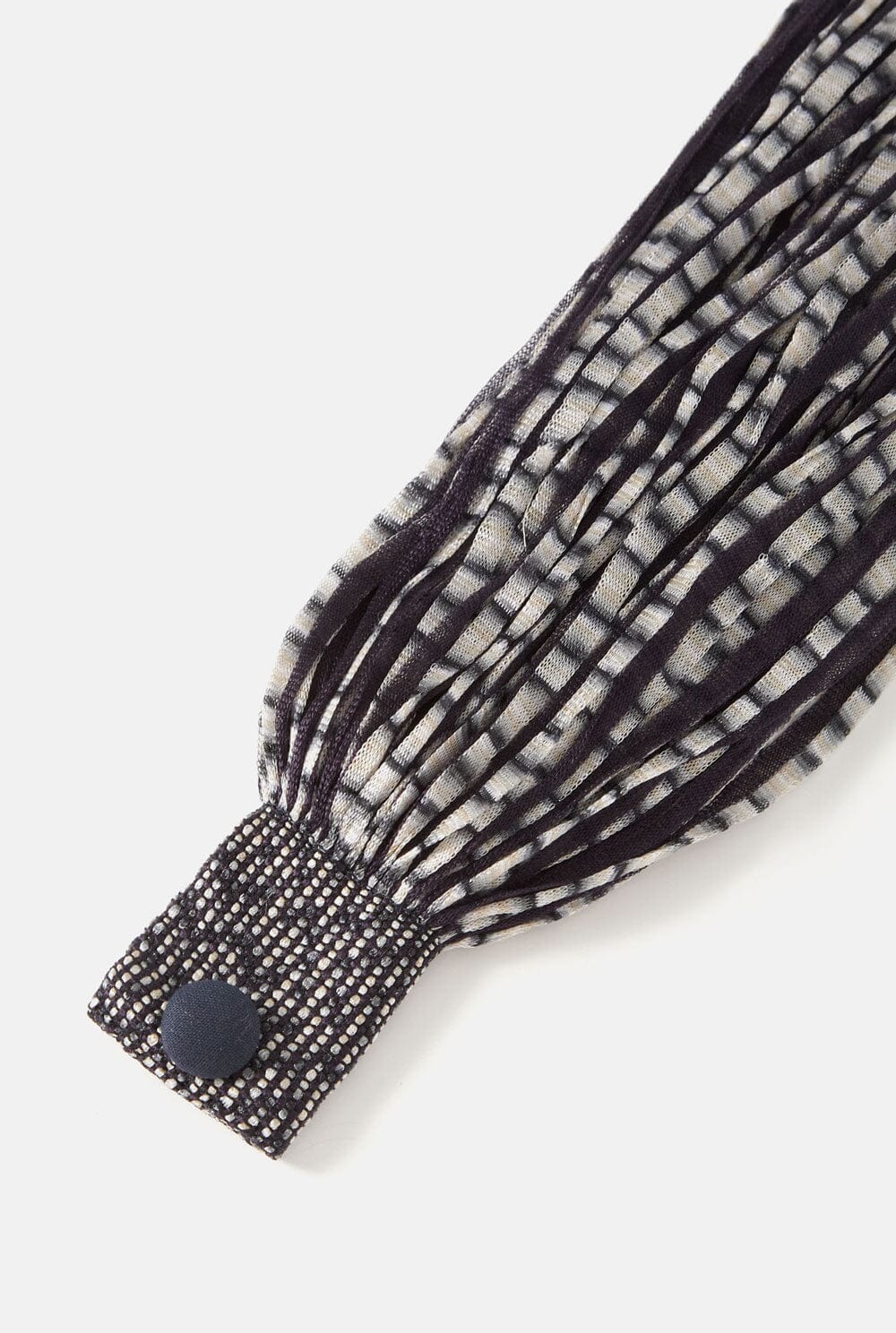 Collar Seda Jaspeado Negro Necklaces Victoria de Talhora