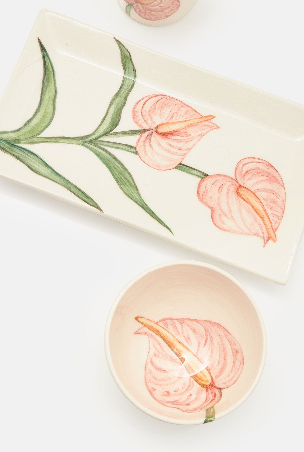 Crockery Breakfasts Flowers 1. ( For 1 person) Tableware Nuria Blanco