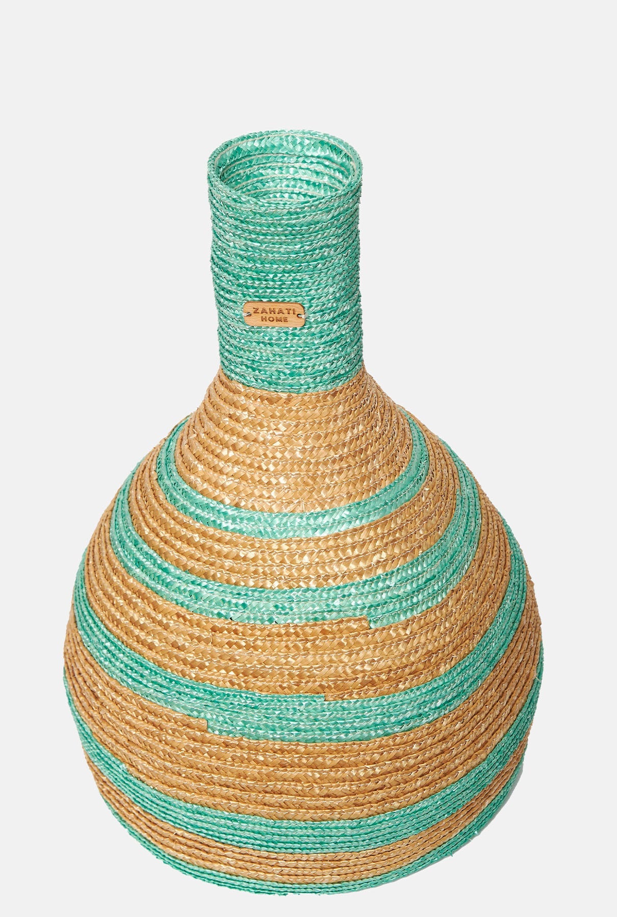 Damajuana de paja Guinda vase Zahati