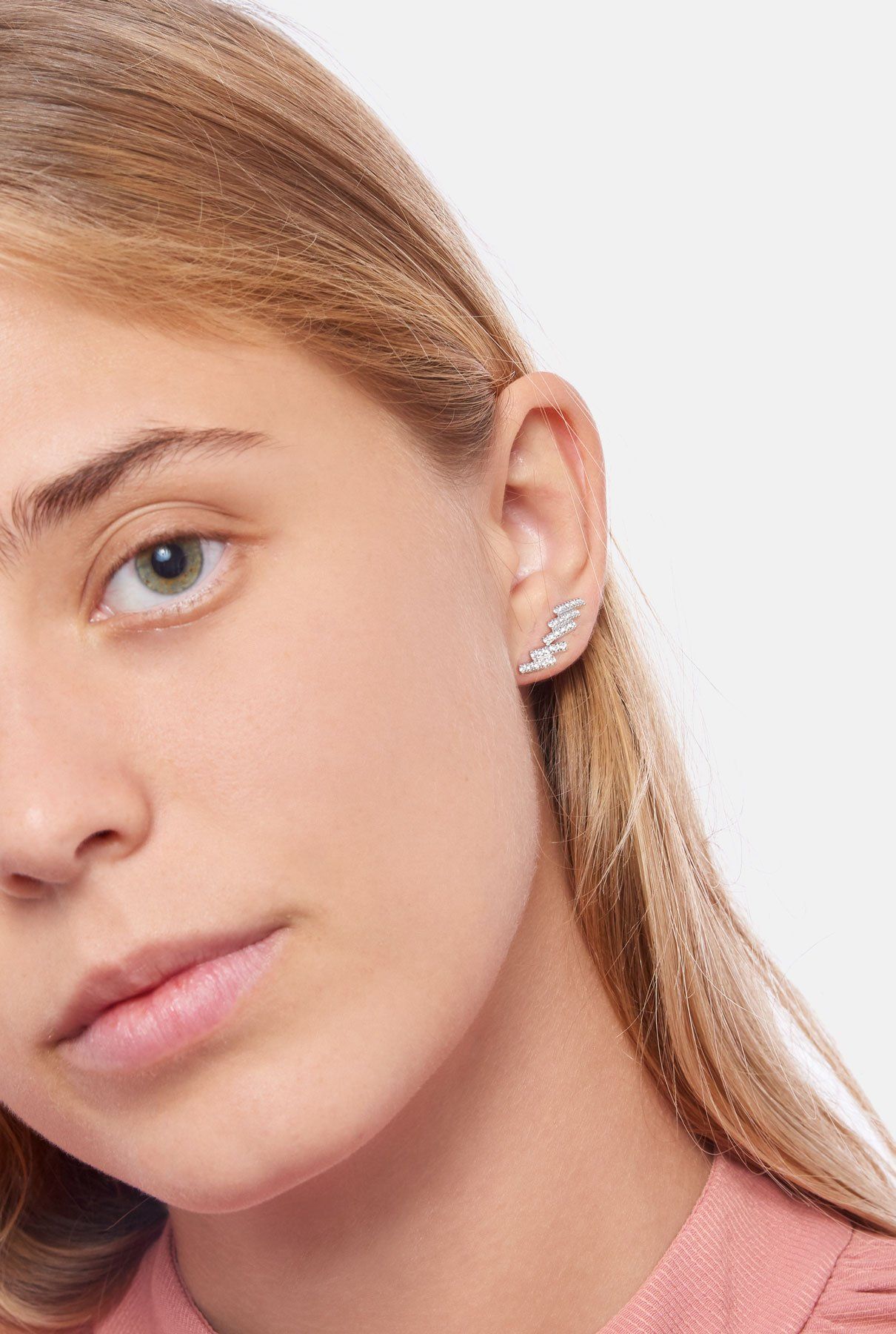 Earrings Crawler skyline Earrings Gold & Roses