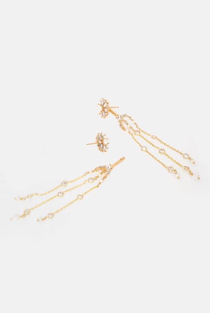 Eiffel Perla + Flecos Earrings M de Paulet 