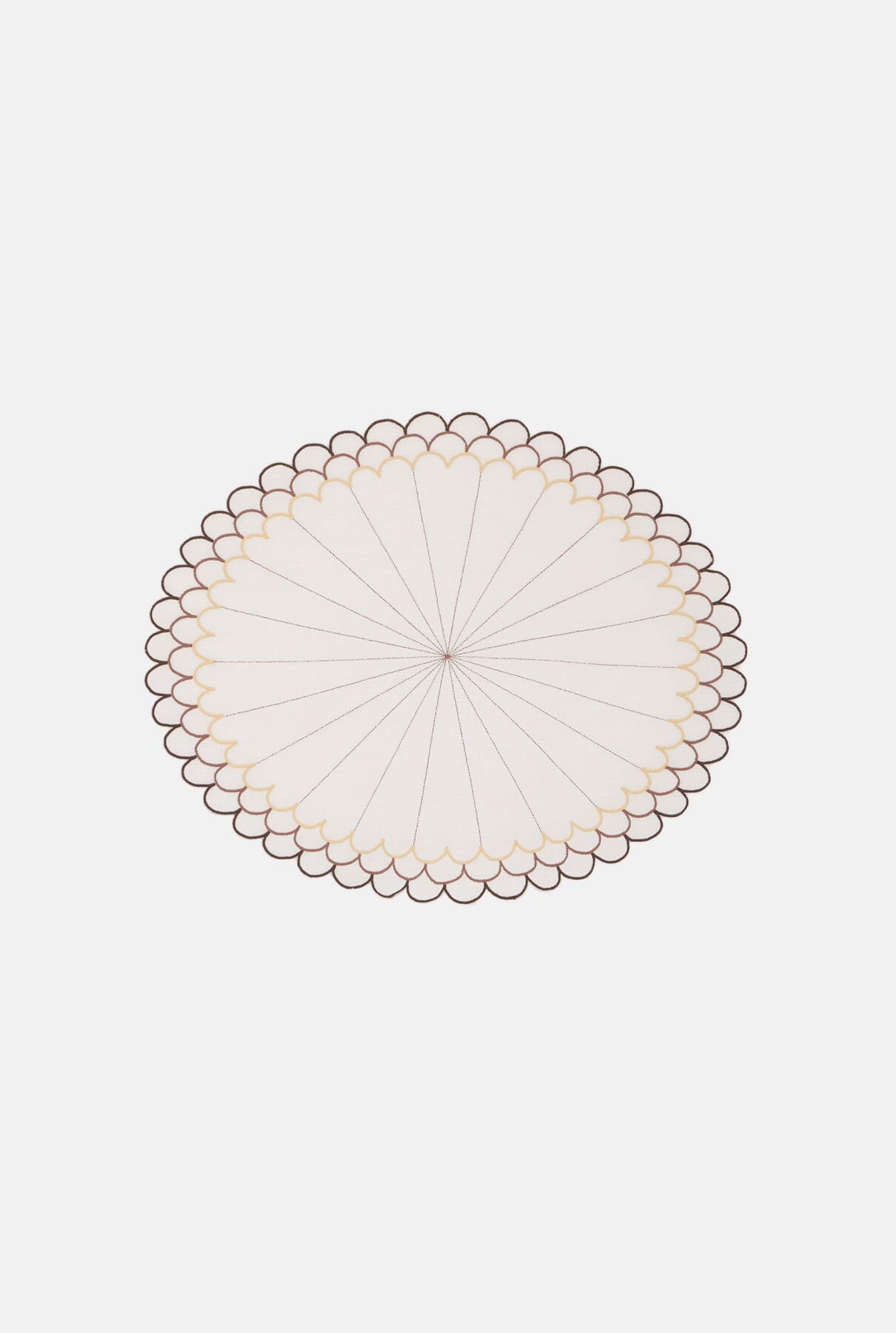 Escamas brown placemat Tablewear Los Encajeros