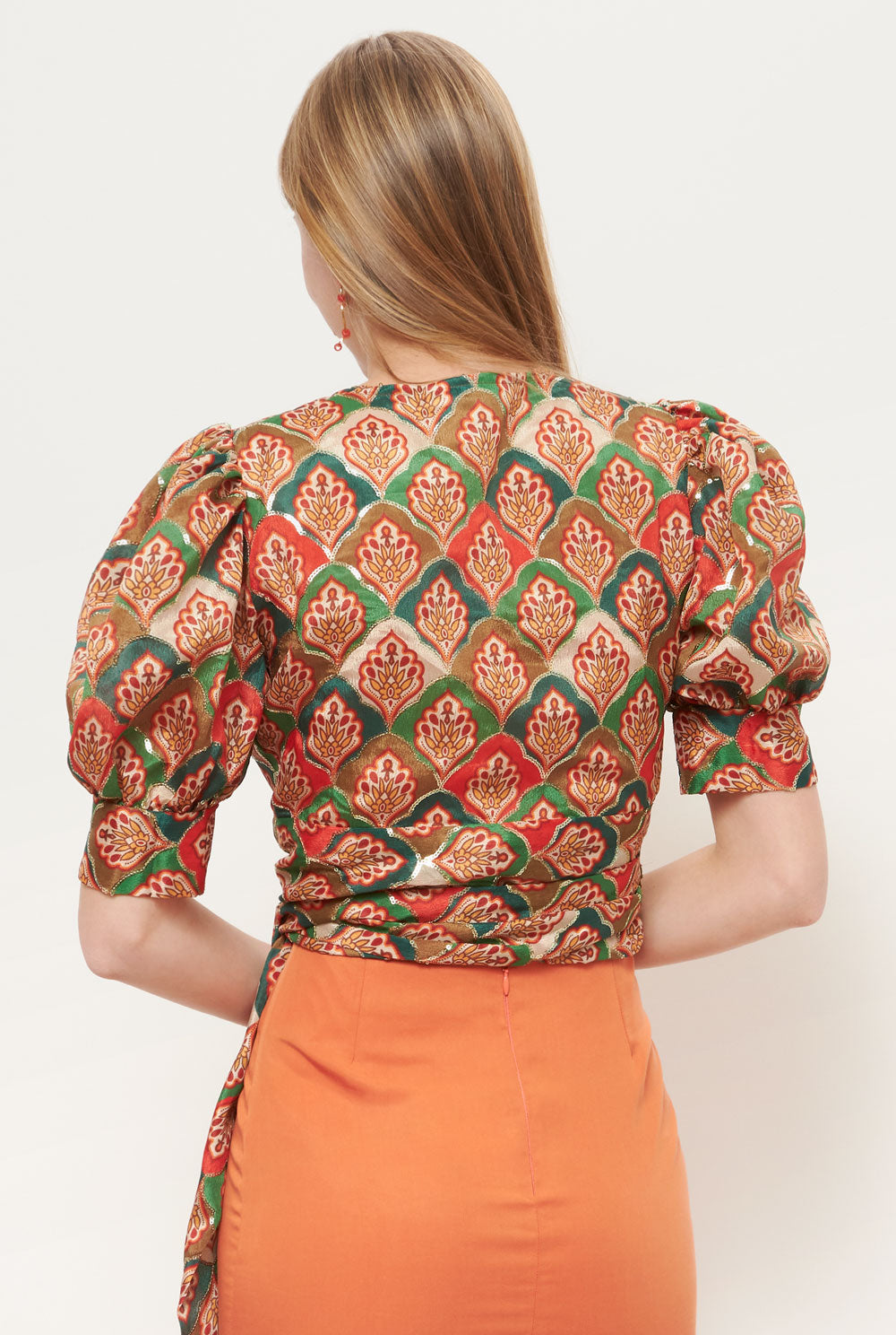 Ezio green blouse. Pre-Order Dress Leyre Doueil