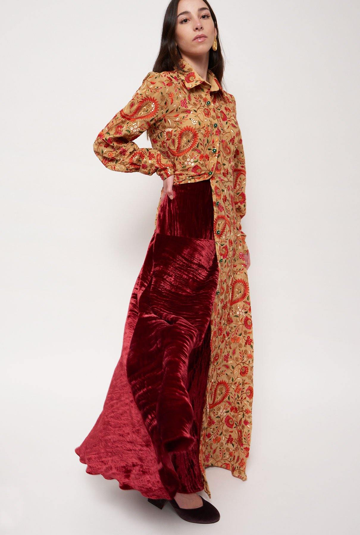 Falda Mod.zahao - Pre Order skirt Leyre Doueil