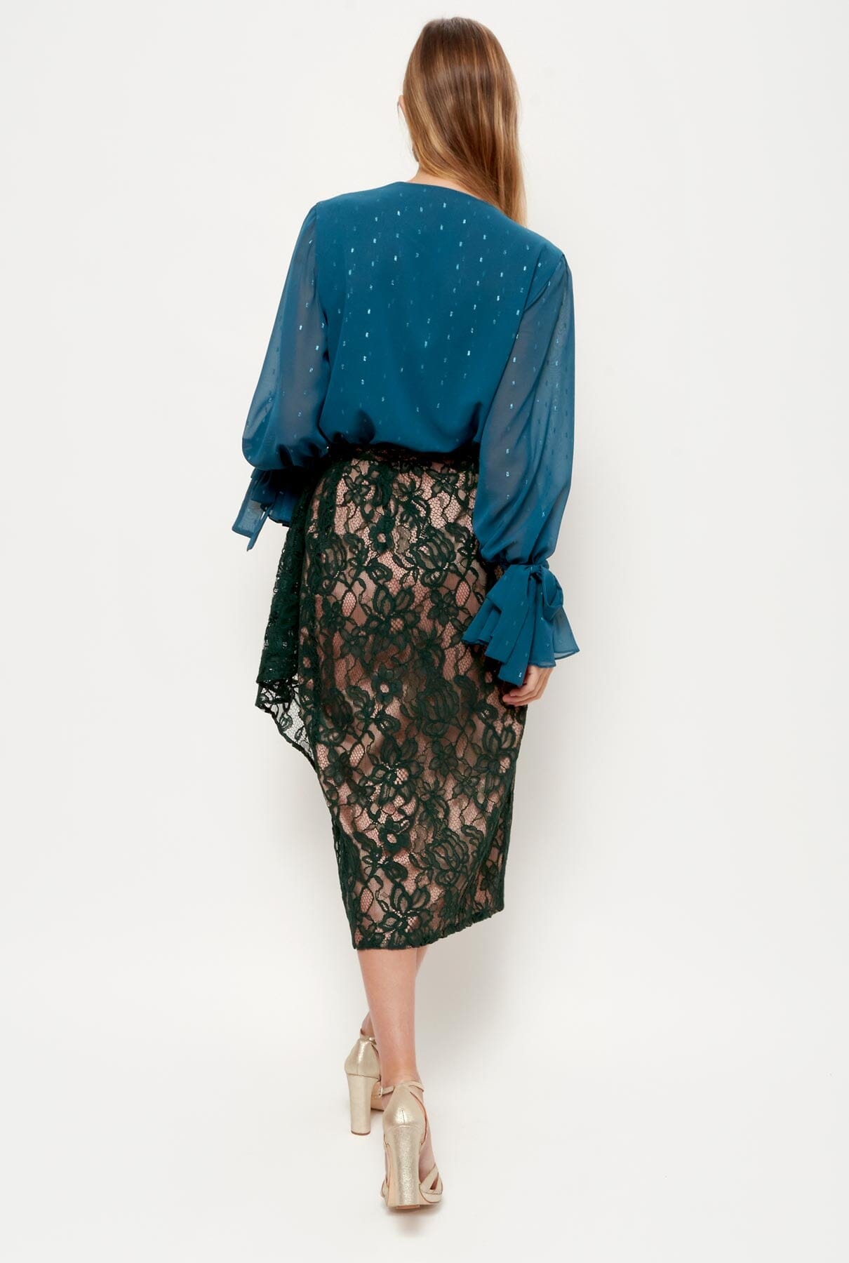 Falda Sara Verde Oscuro Skirts Duyos