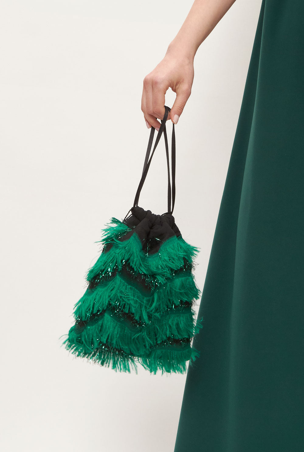 Fer flecos verde bag Laia Alen