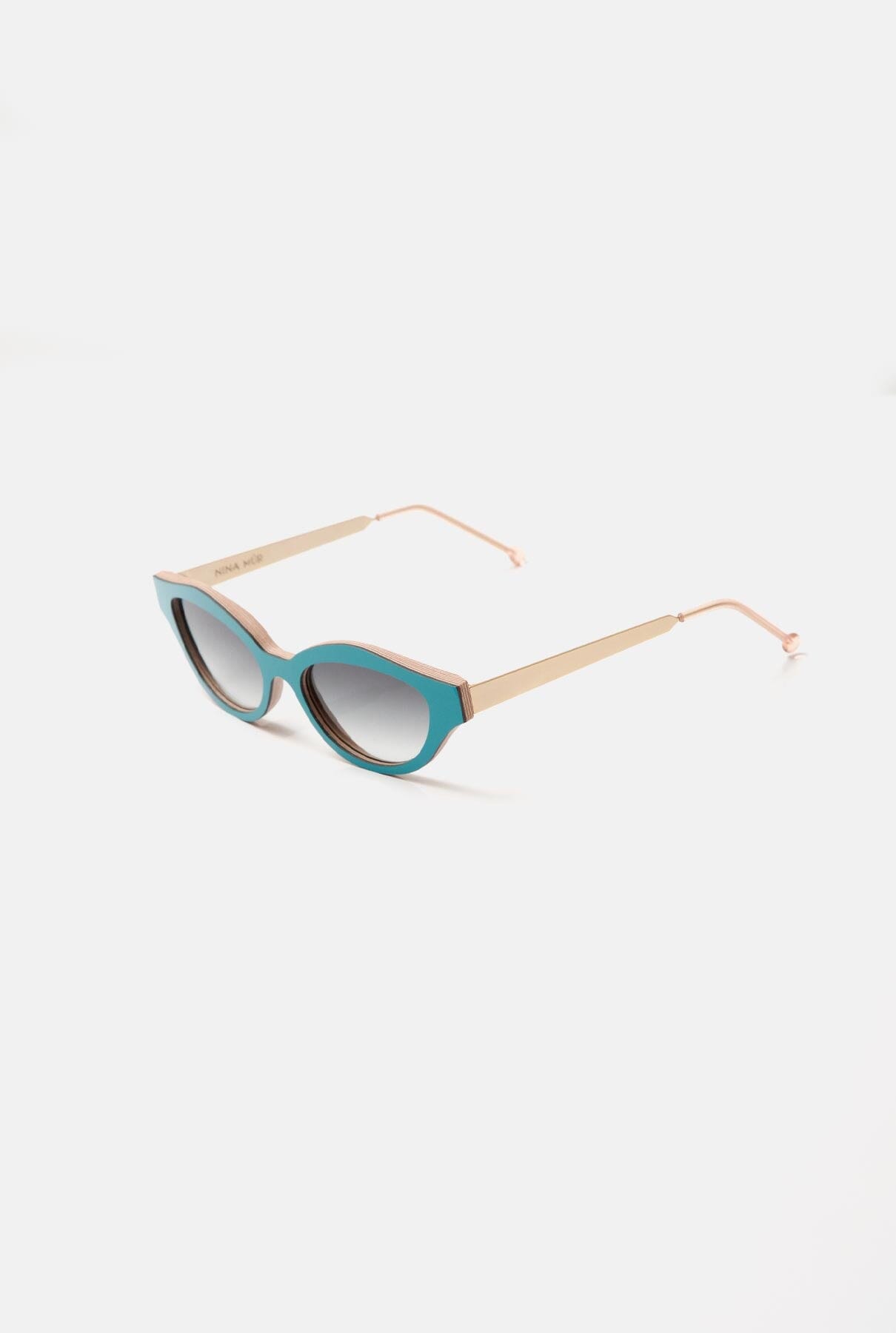 Fernanda Turquoise Green Sunglasses NINA MUR