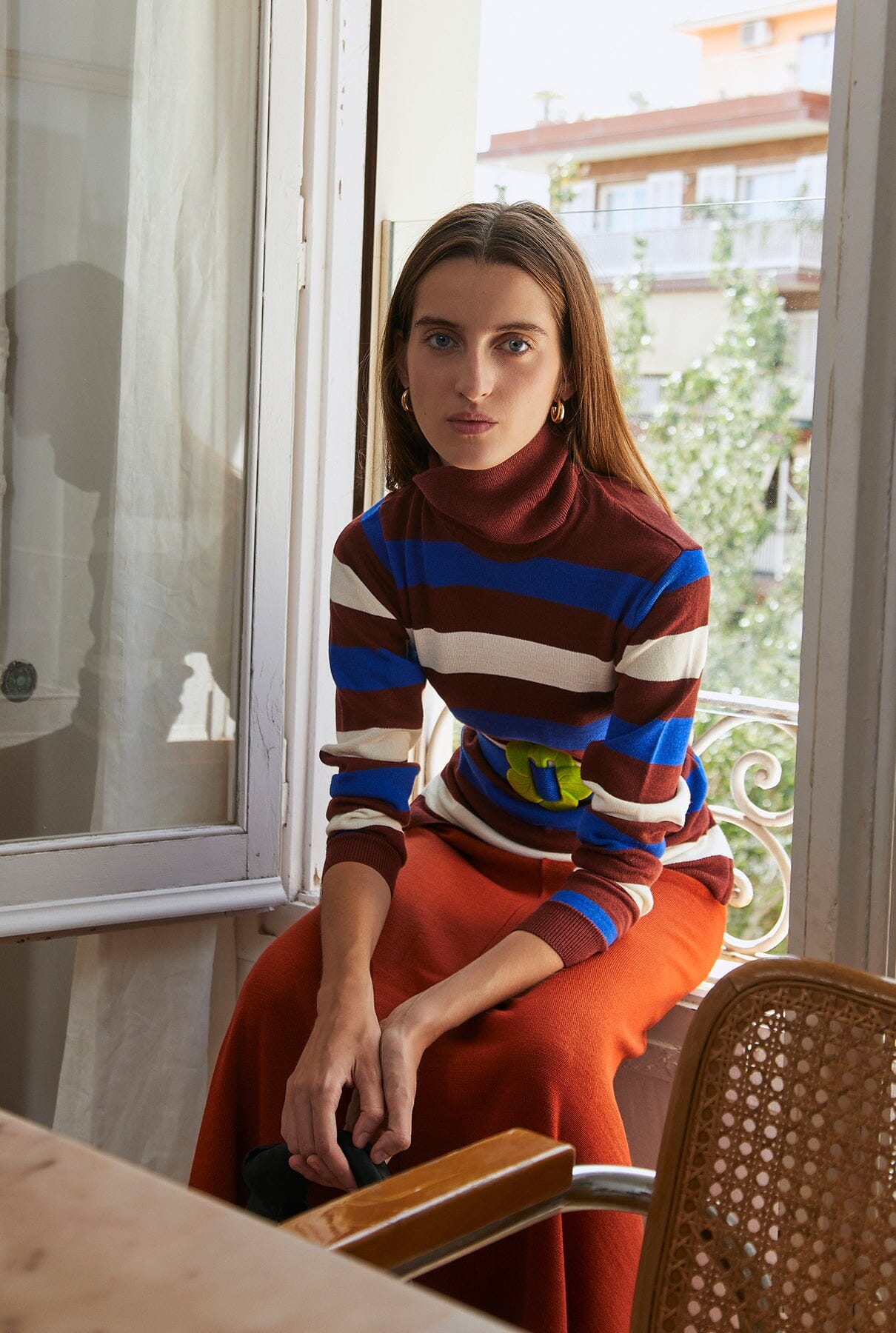 Gala Turtle neck Burgundy Sweaters Laia Alen