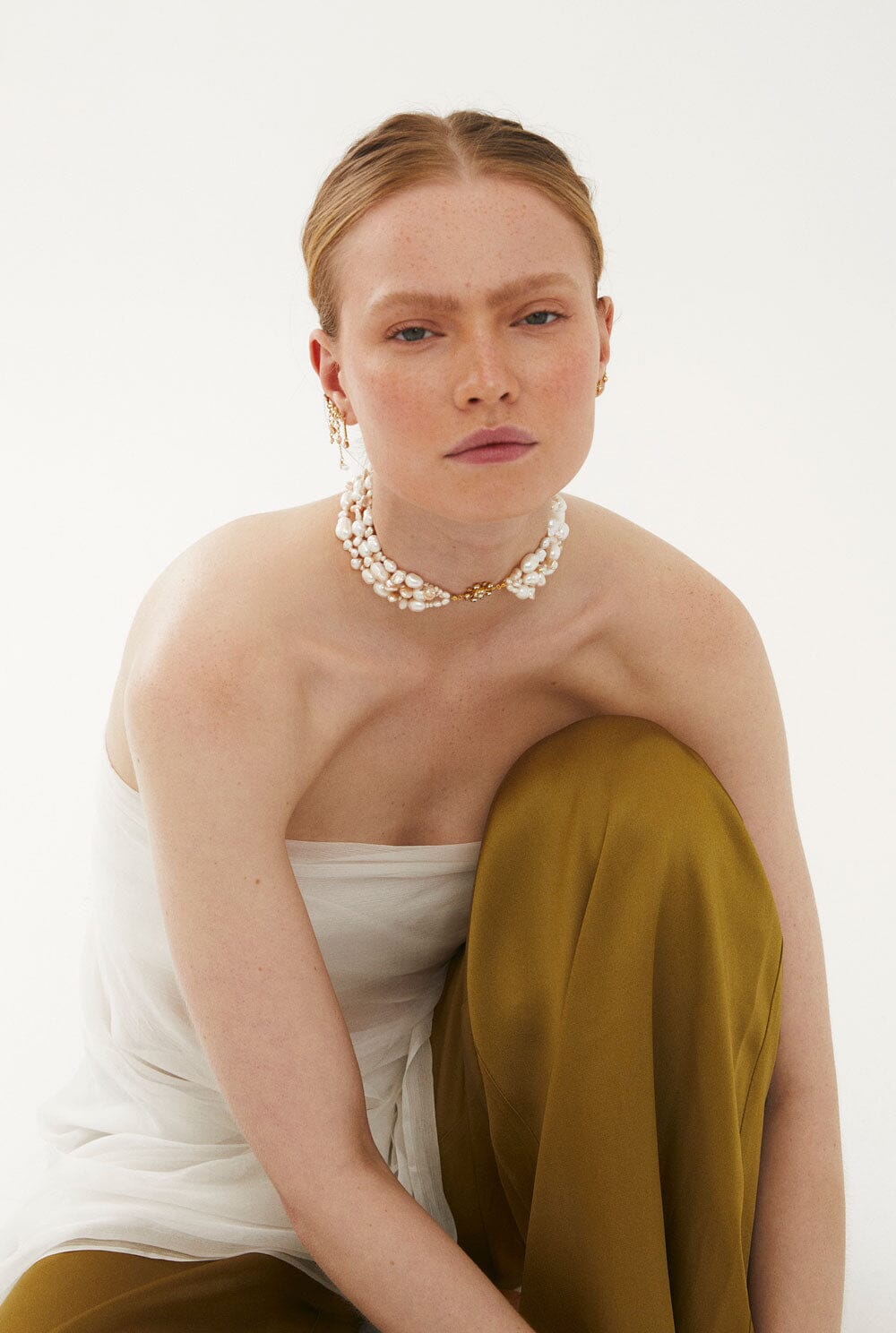 Gargantilla Caos de Perlas Necklaces M de Paulet