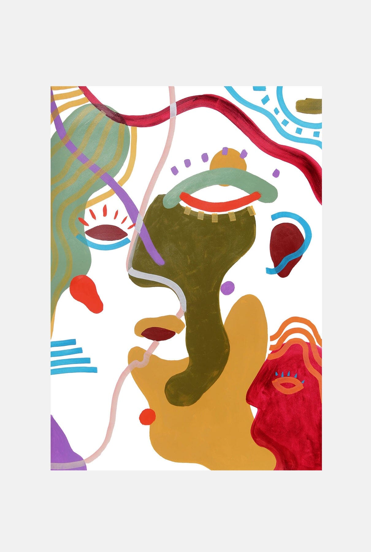 Happy man Paintings Máscaraqueespalda