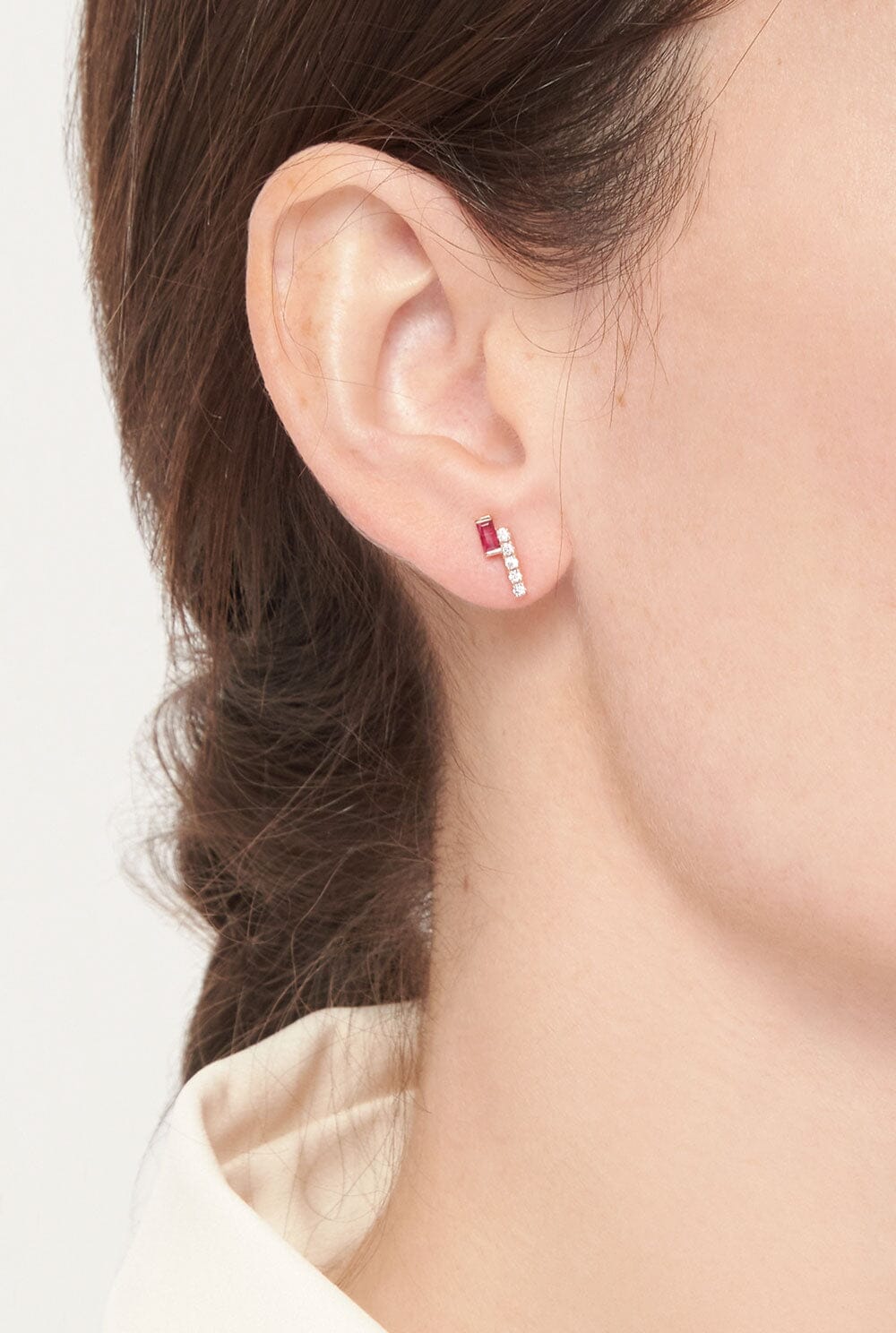 I am Red Bande earring Earrings Gold & Roses