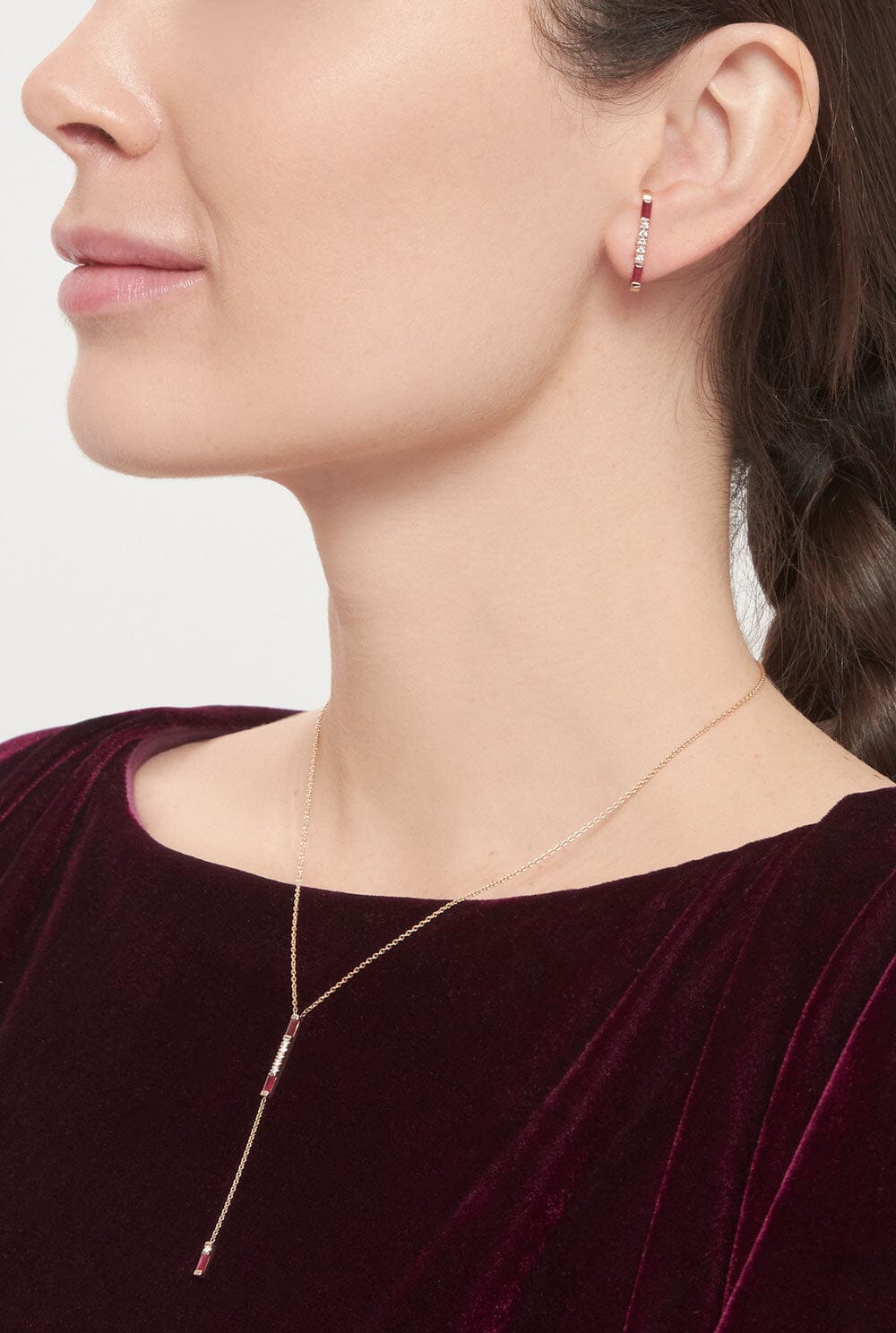 I am Red Chain necklace Necklaces Gold & Roses