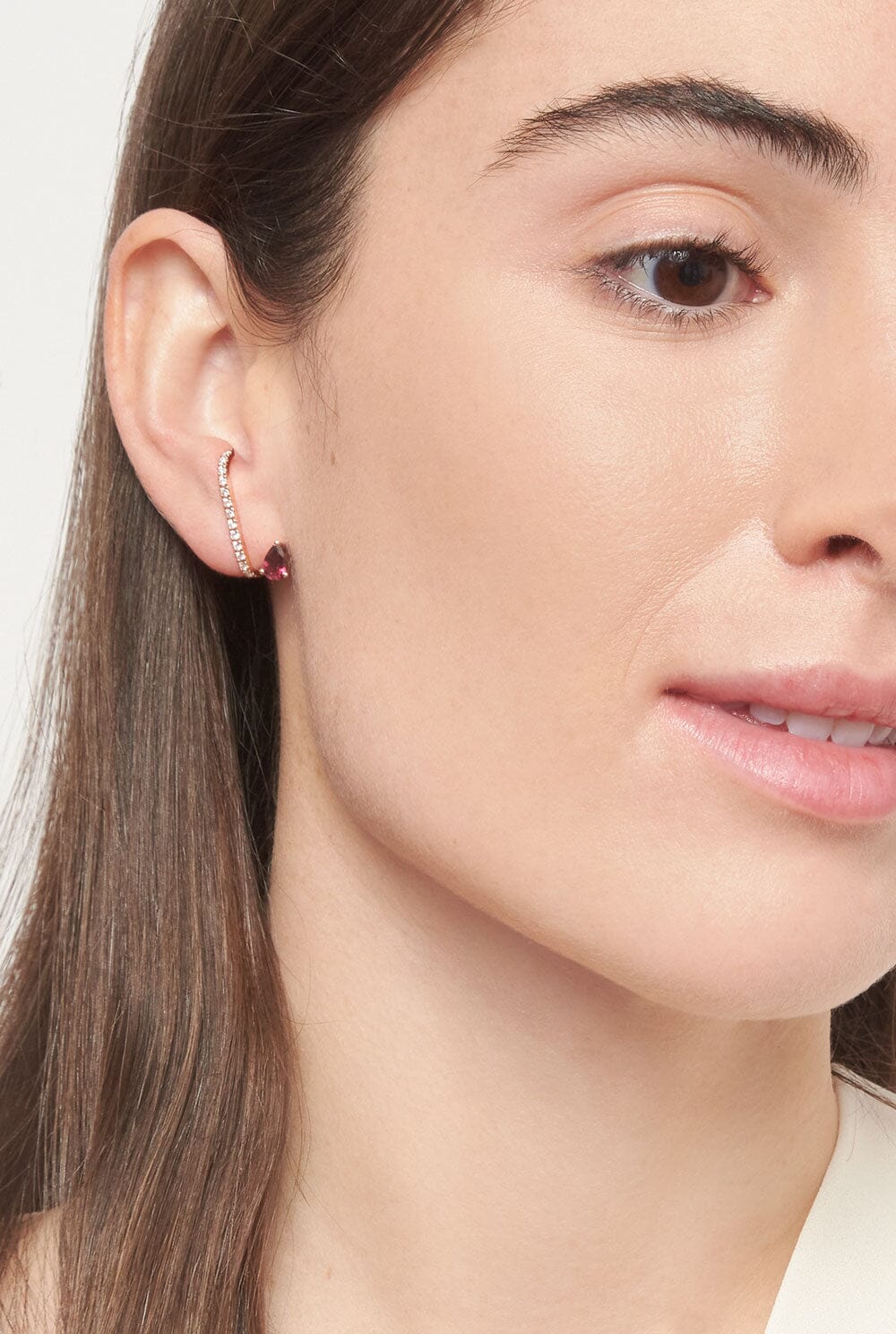 I am Red D Satellite earring Earrings Gold & Roses