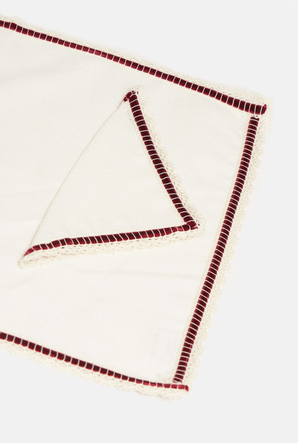 Individual terciopelo granate ( 1 persona) Tablewear ESPIGAS DE TRIGO