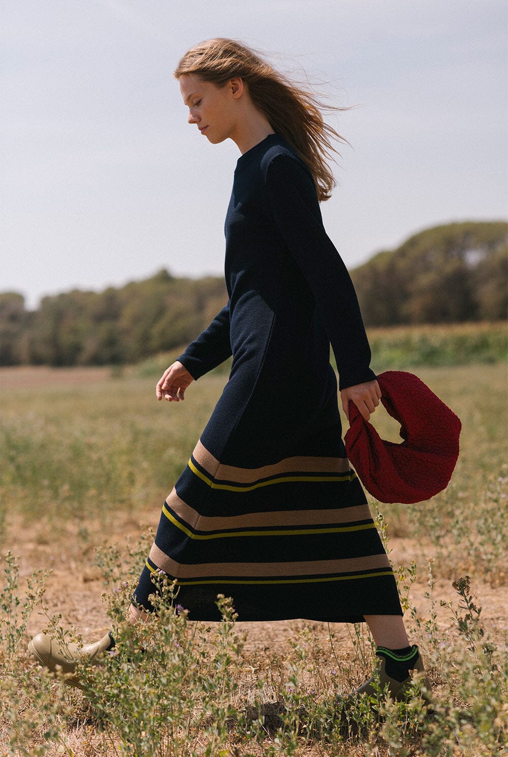 Lauren Bag - Brocade Red Hand bags Laia Alen