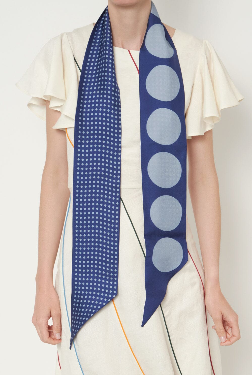 Lola Scarf Denim Foulards & Scarves Van Hise