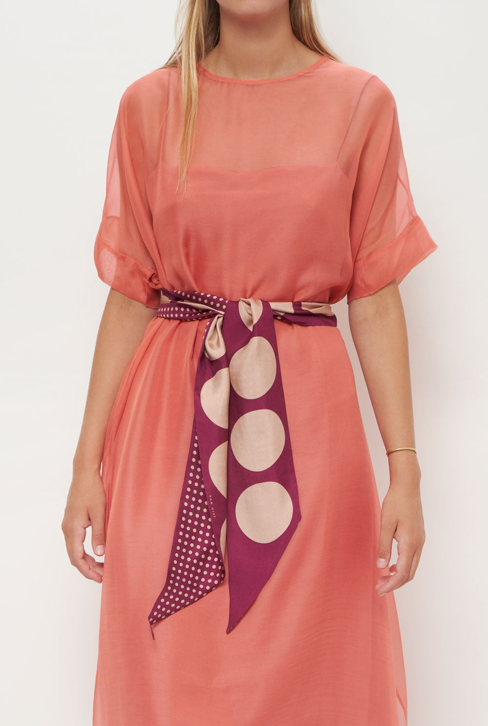 Lola scarf purple Foulards & Scarves Van Hise