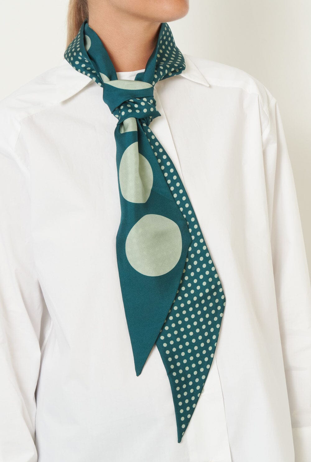 Lola scarf - verde Foulards & Scarves Van Hise