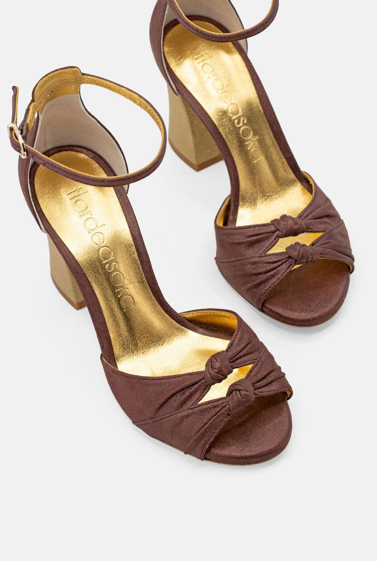 Lucca 9 Cereza Oro Heels Flordeasoka