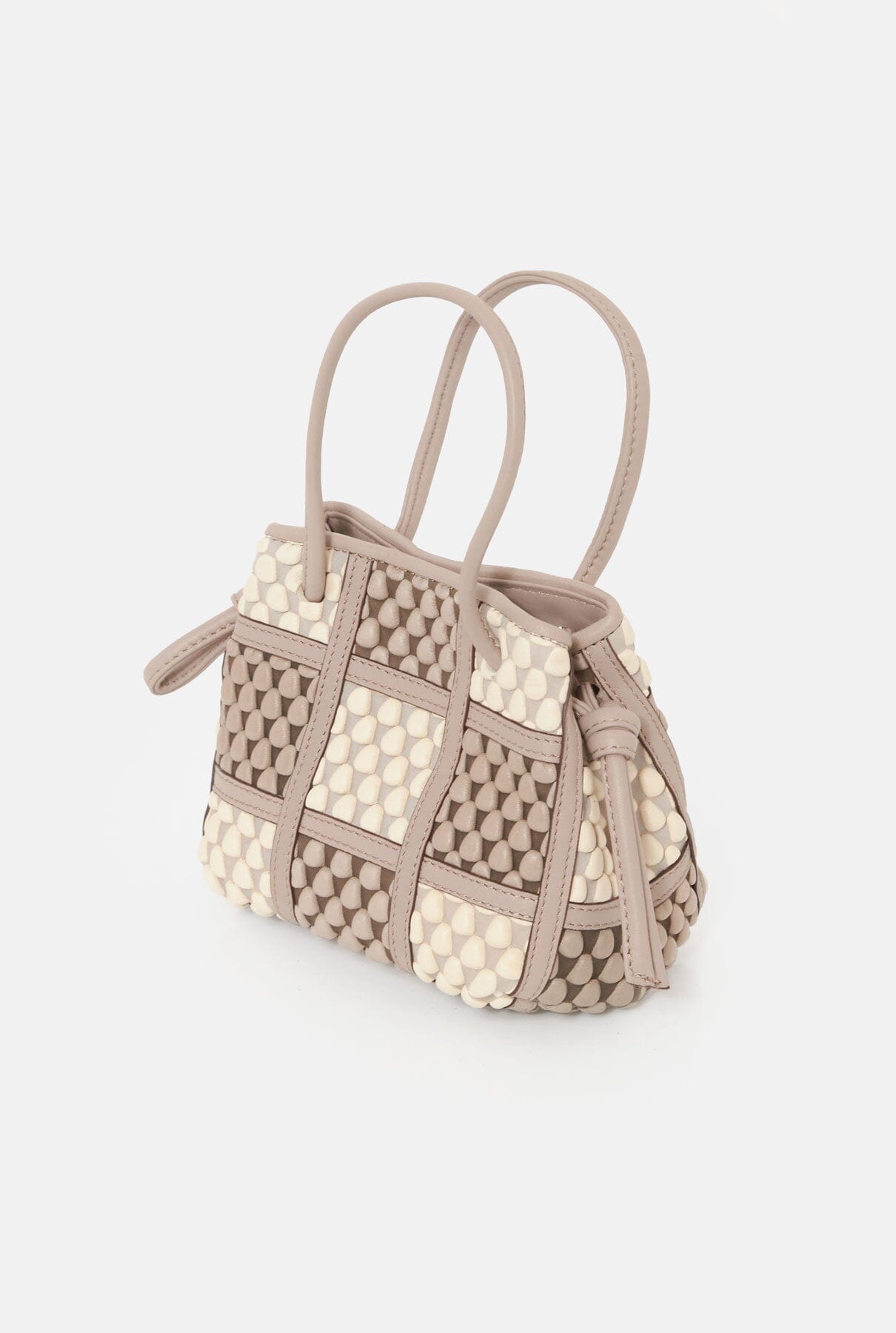 Mausi ash grey & cream beige Crossbody bags Tissa Fontaneda