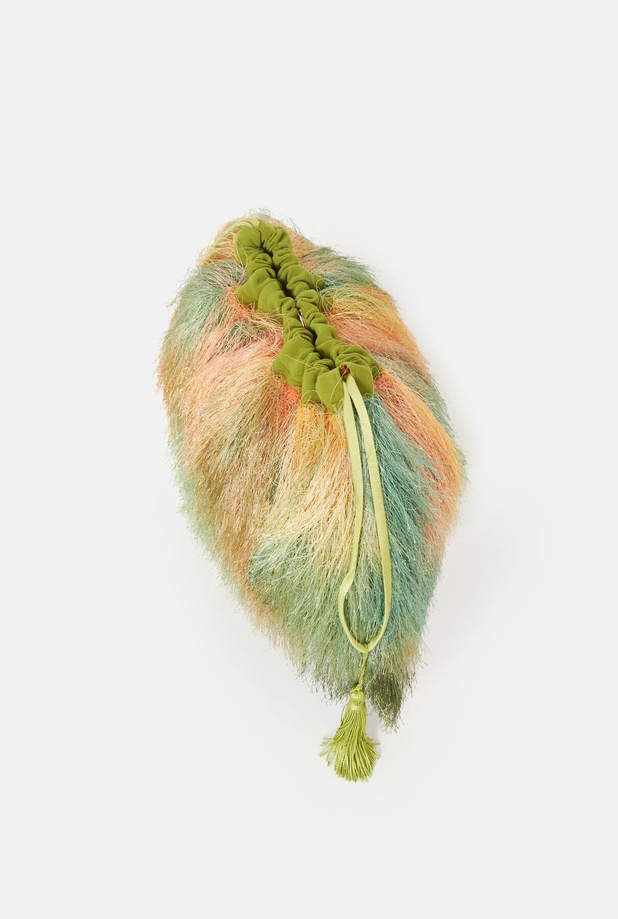 Maxi Omi Fringes Bag Orange Hand bags Laia Alen