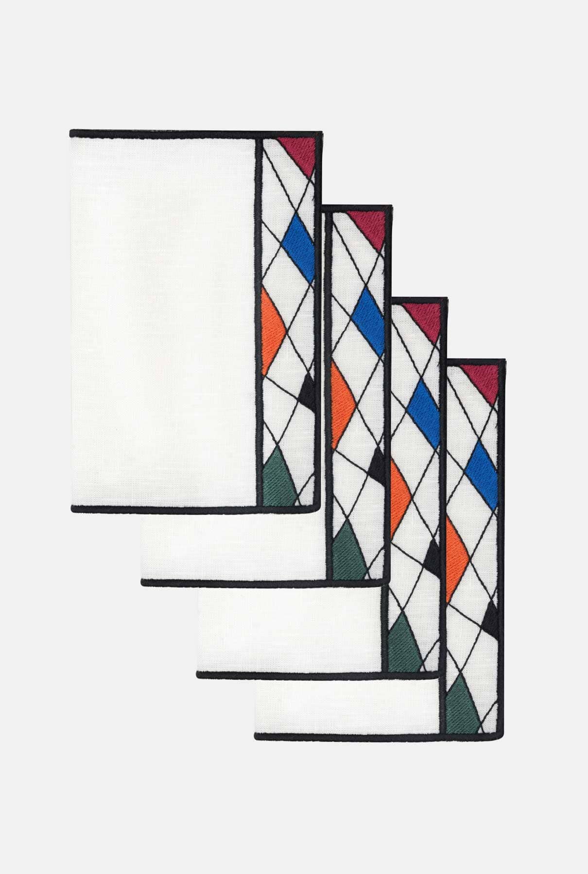 Miro 4 cocktail napkins set Tablewear Los Encajeros