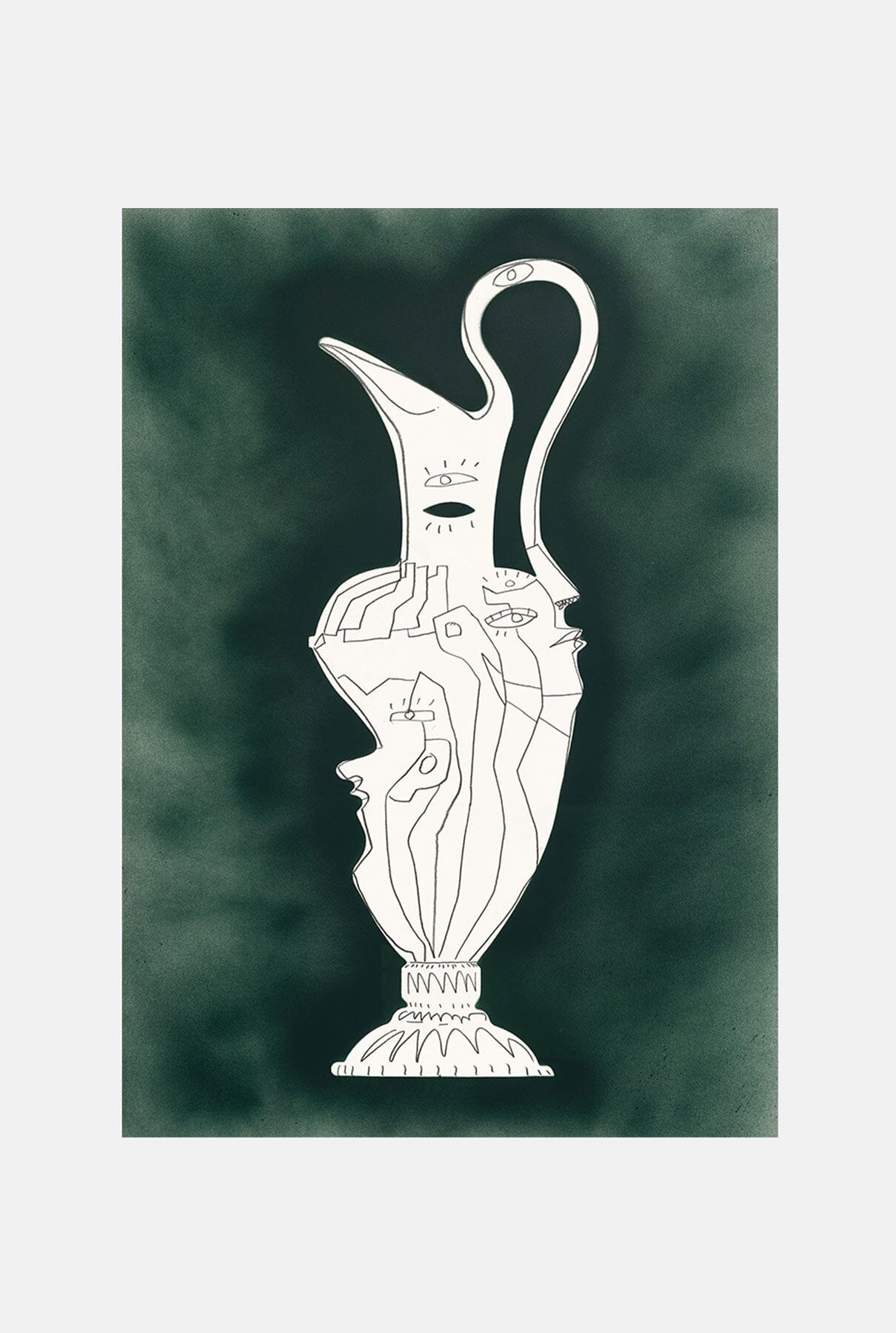 More than a half jar Paintings Máscaraqueespalda