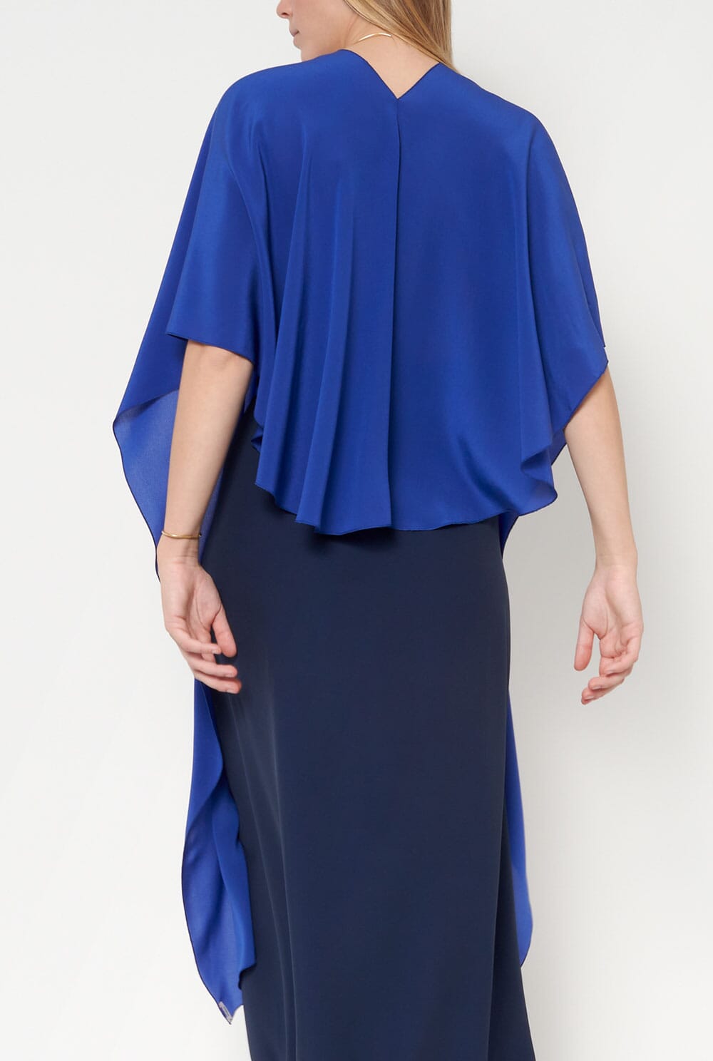 Olga Cape Blue Capes & shawls Atelier Aletheia