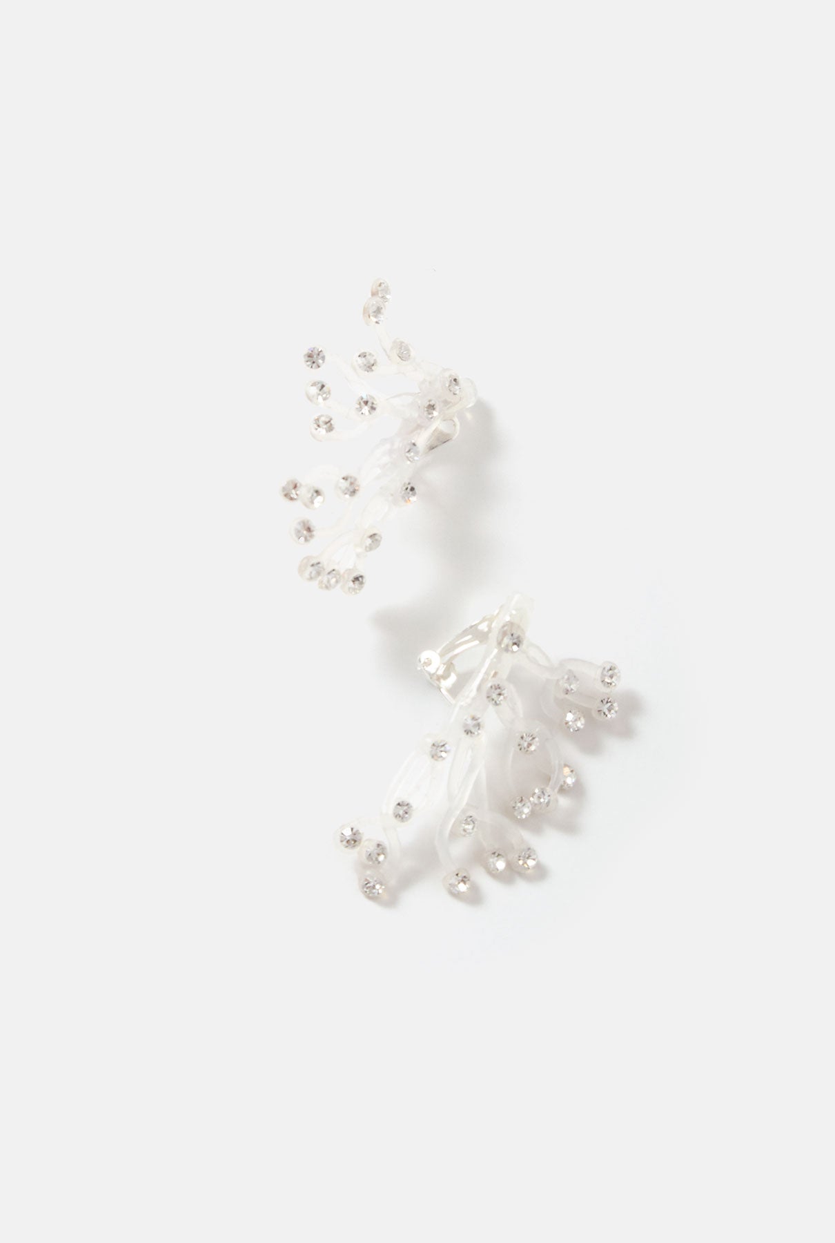 Pendientes Orietta Transparente Cristal Earrings Joaquin Blanco