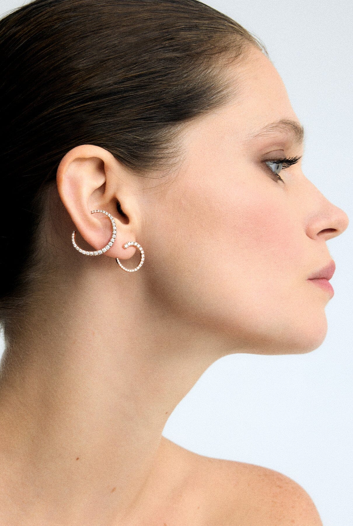 Pendientes Sasa L Earrings Gold & Roses