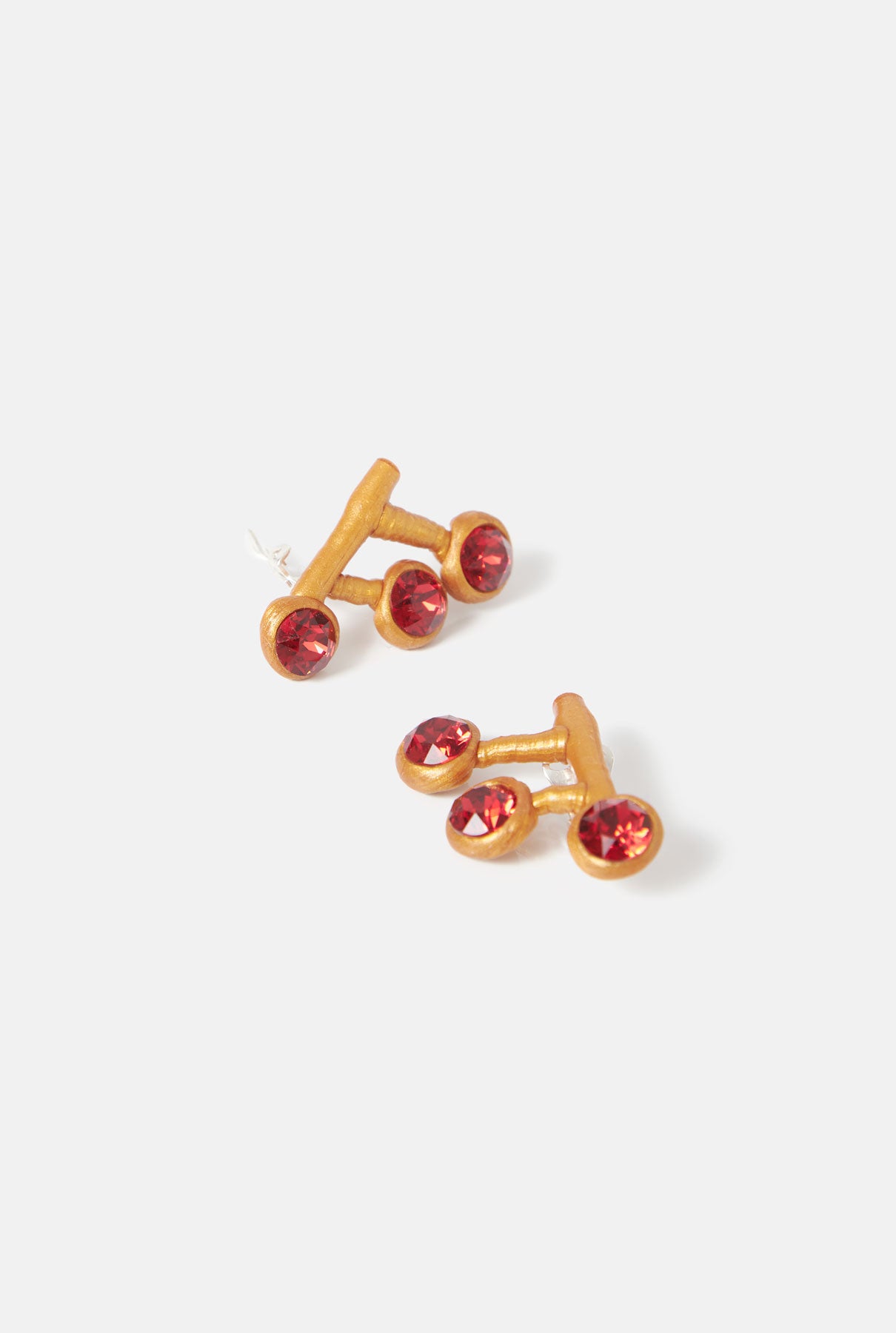 Pendientes Sofia rojo Earrings Joaquin Blanco