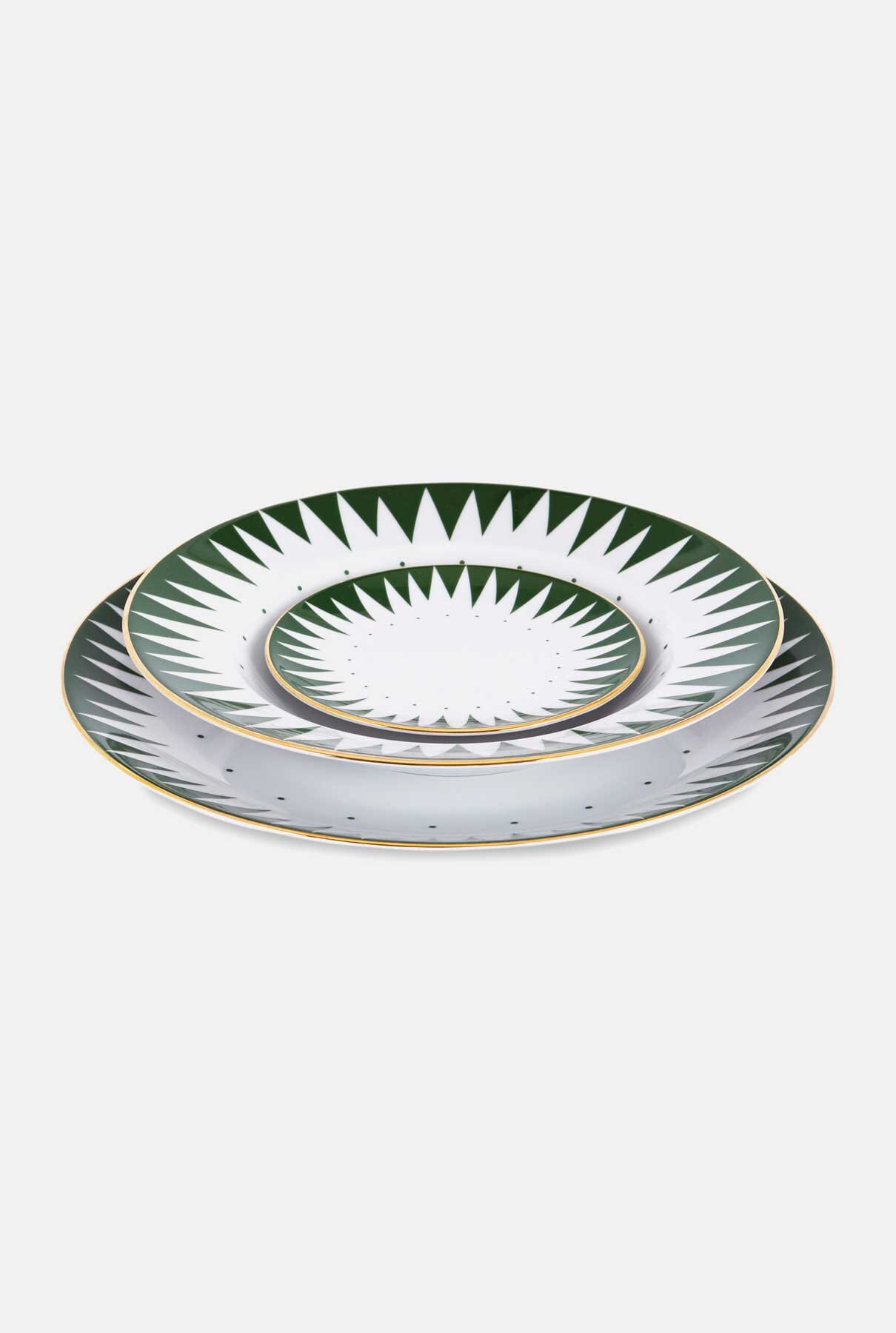 Plato de pan Green Punk- 6 units Tableware Molecot