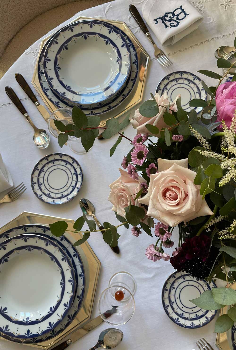 Plato pan Alhambra azul - 6 units Tableware Molecot