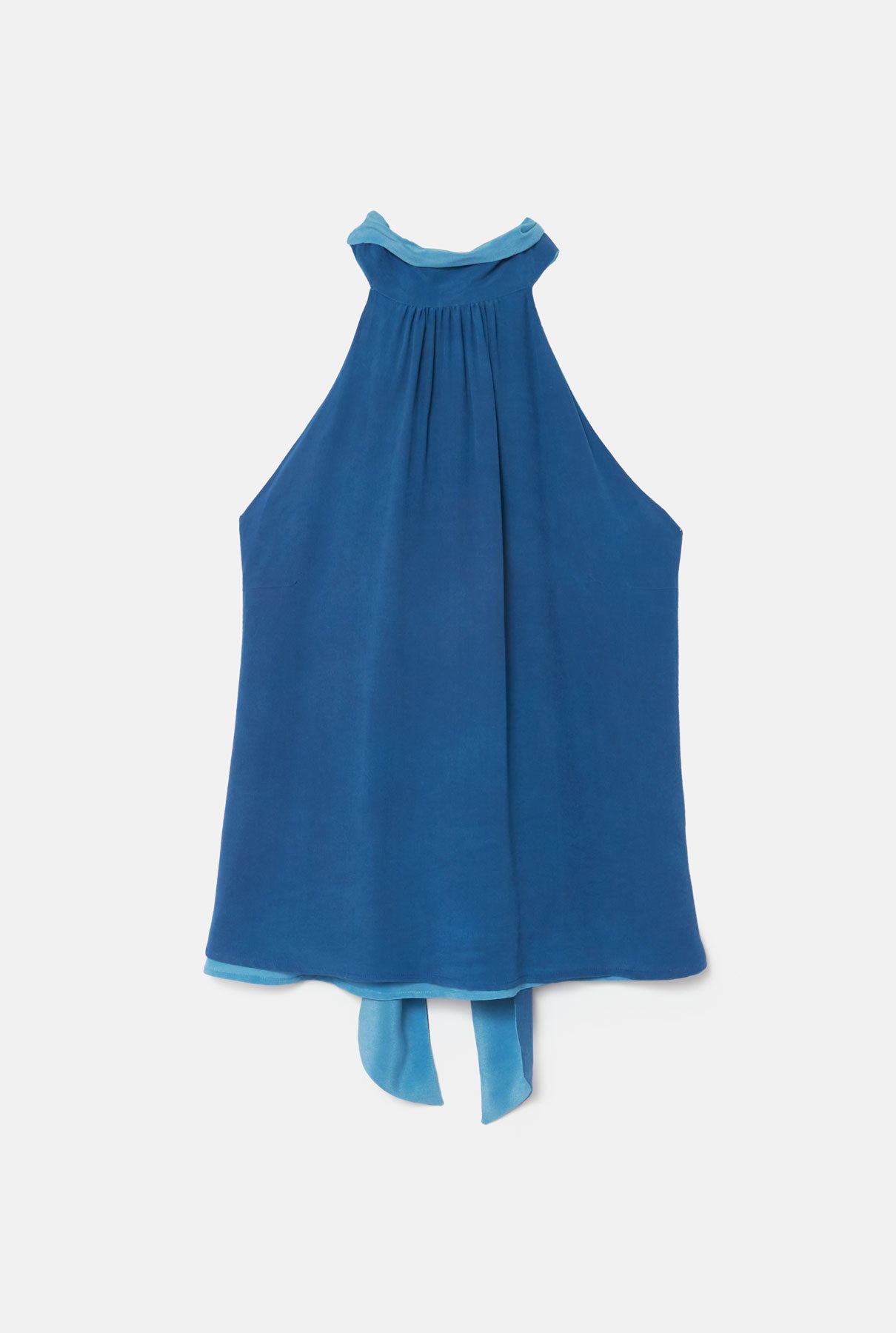 Reversible Halter Blue Top T-Shirts & tops Atelier Aletheia