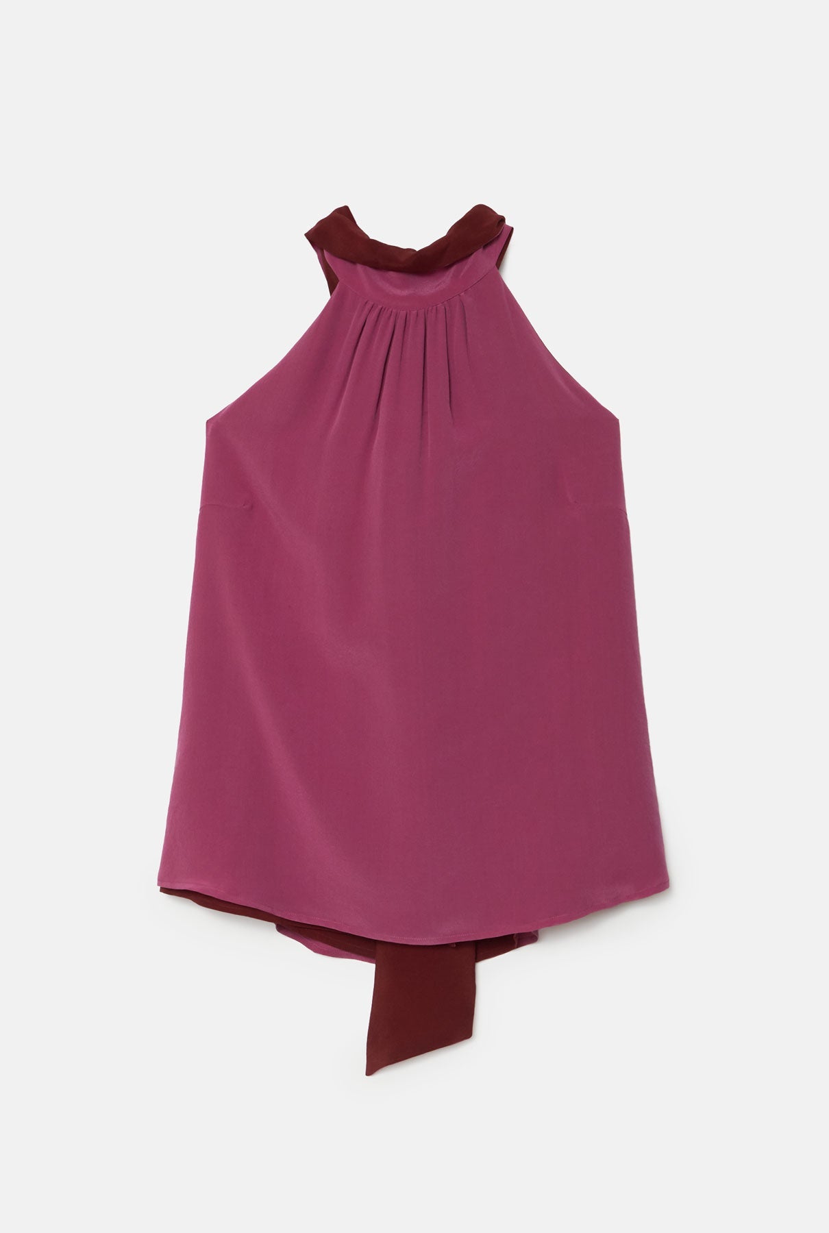 Reversible Halter Purple Top top Atelier Aletheia