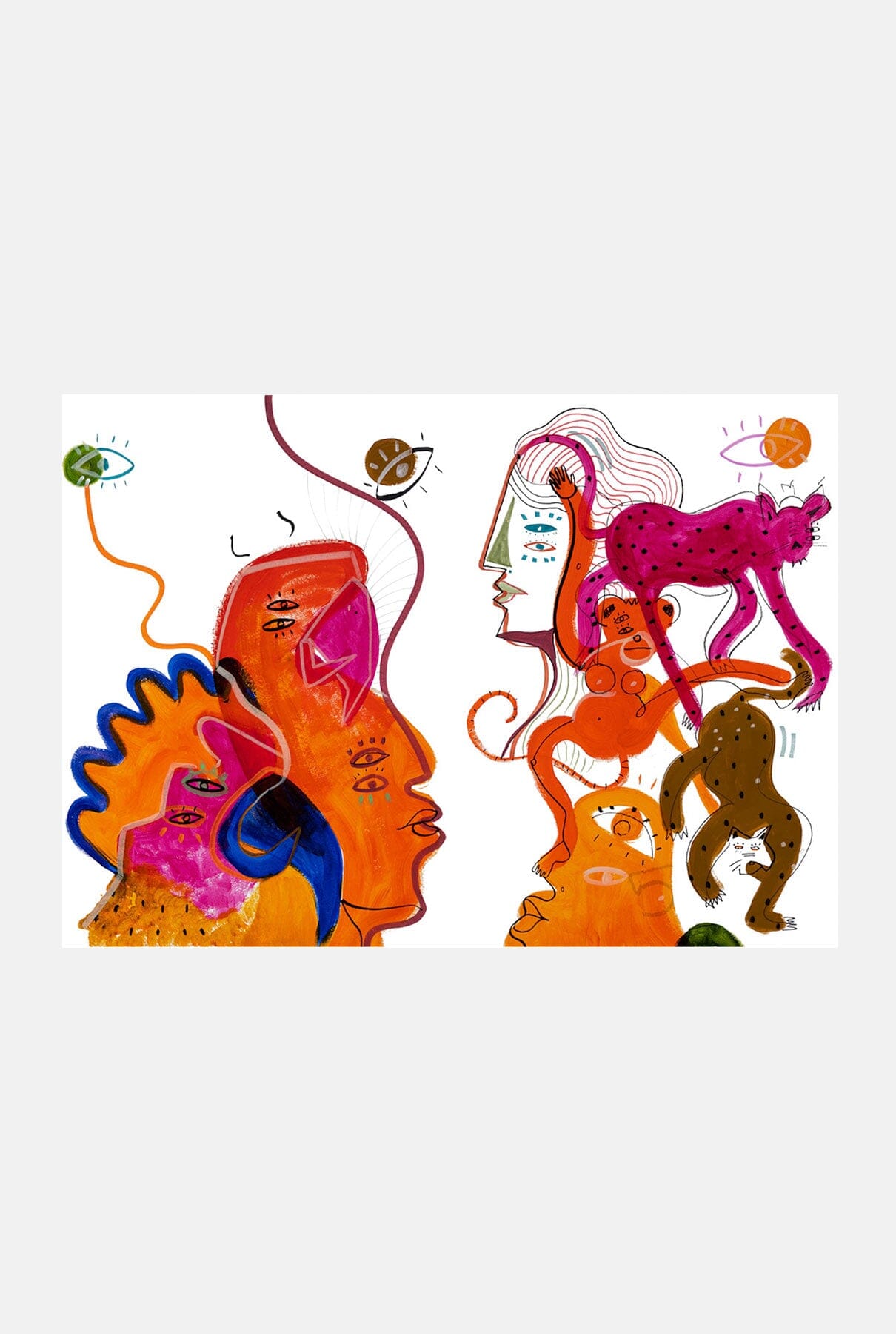 Rio de Janeiro Paintings Máscaraqueespalda