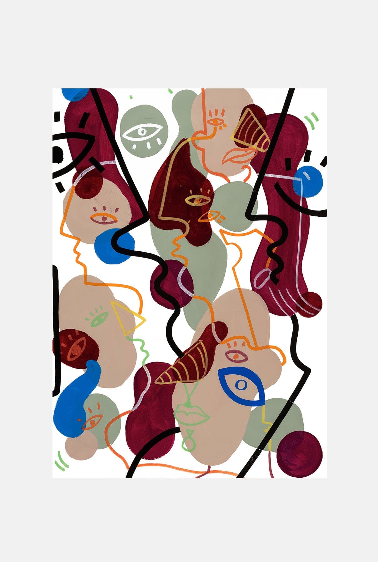 September ends I Paintings Máscaraqueespalda