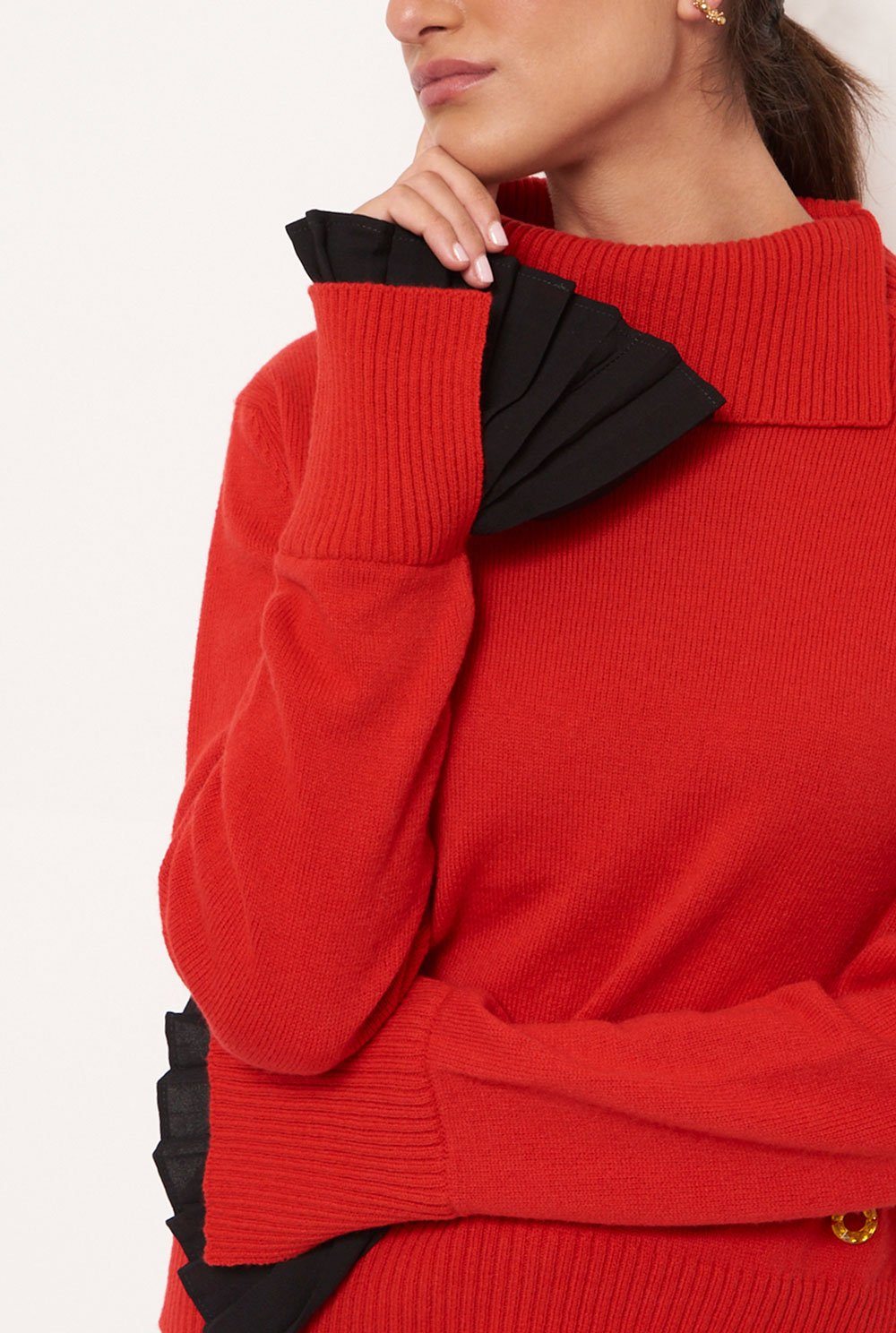 Silvia Red Sweater jumper Laia Alen