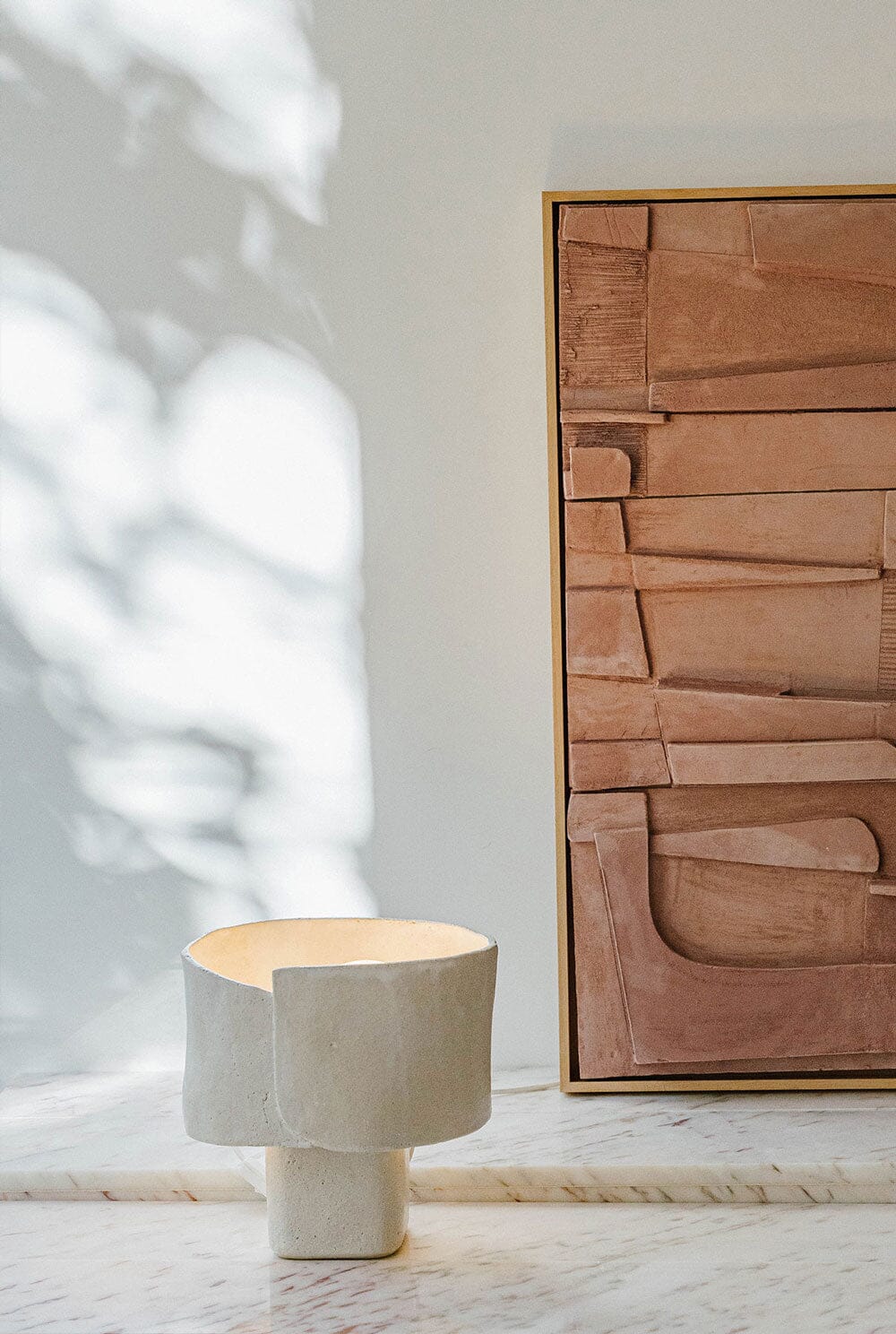 Solapa lámpara en blanco lighting Adriana Cabello