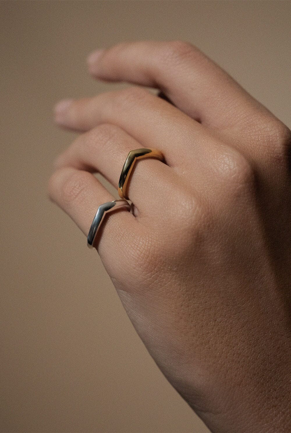 The arrow ring gold Rings Crusset