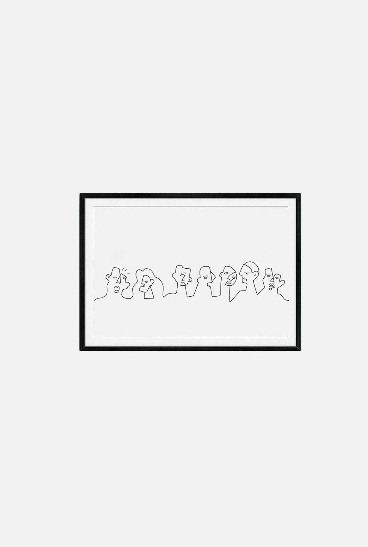 The Queue Art Máscaraqueespalda