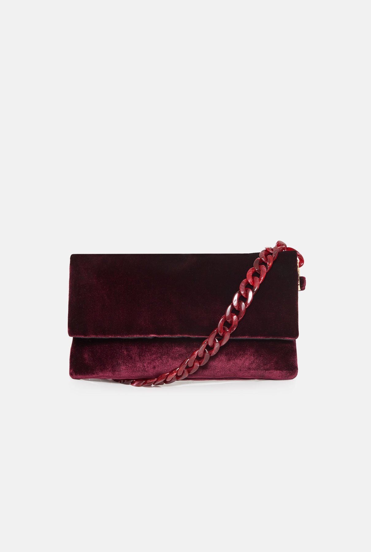 The Sara Bag Velvet burgundy – ES Fascinante