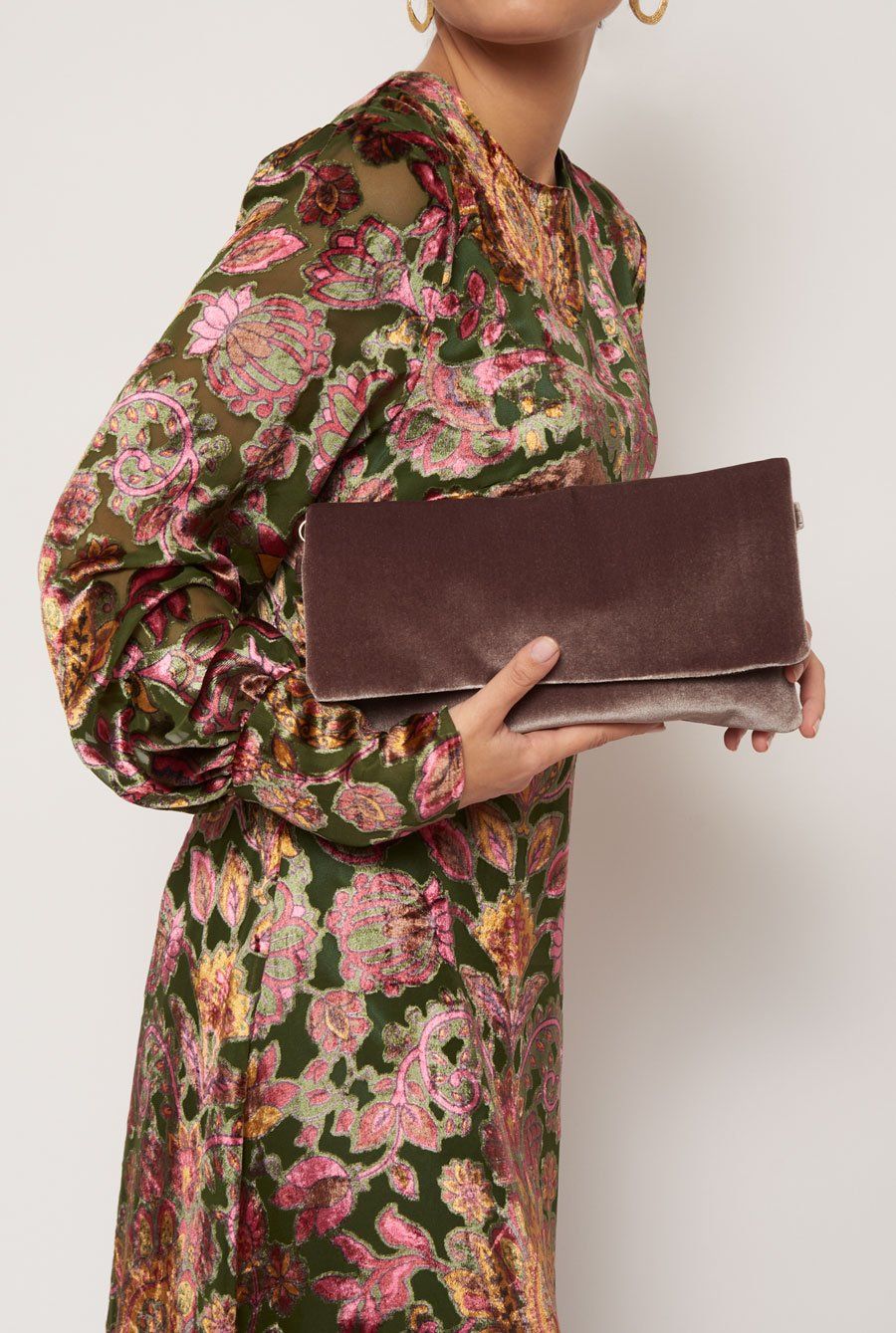 The Sara Bag Velvet topo bag The Bag Lab