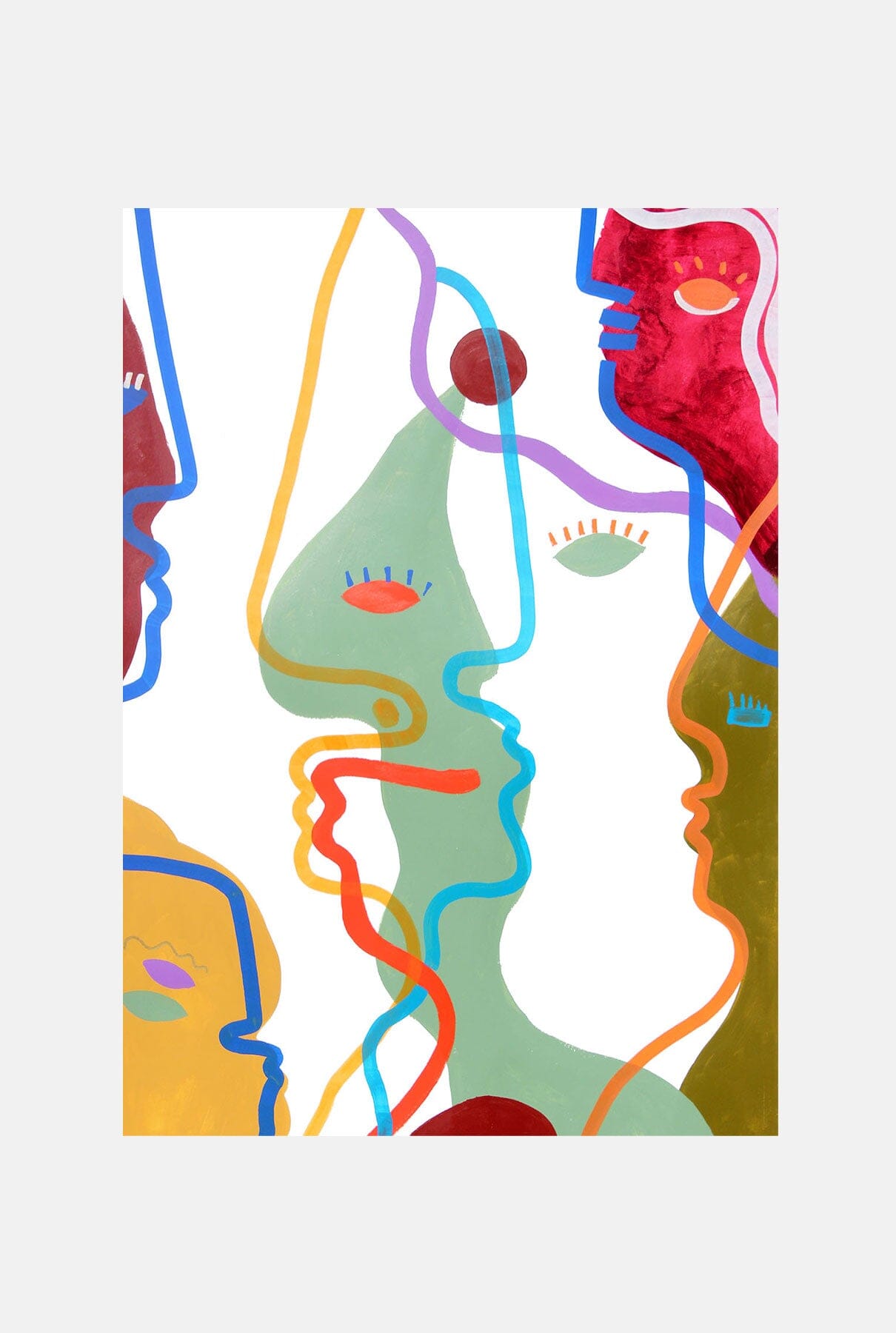 The winner Paintings Máscaraqueespalda